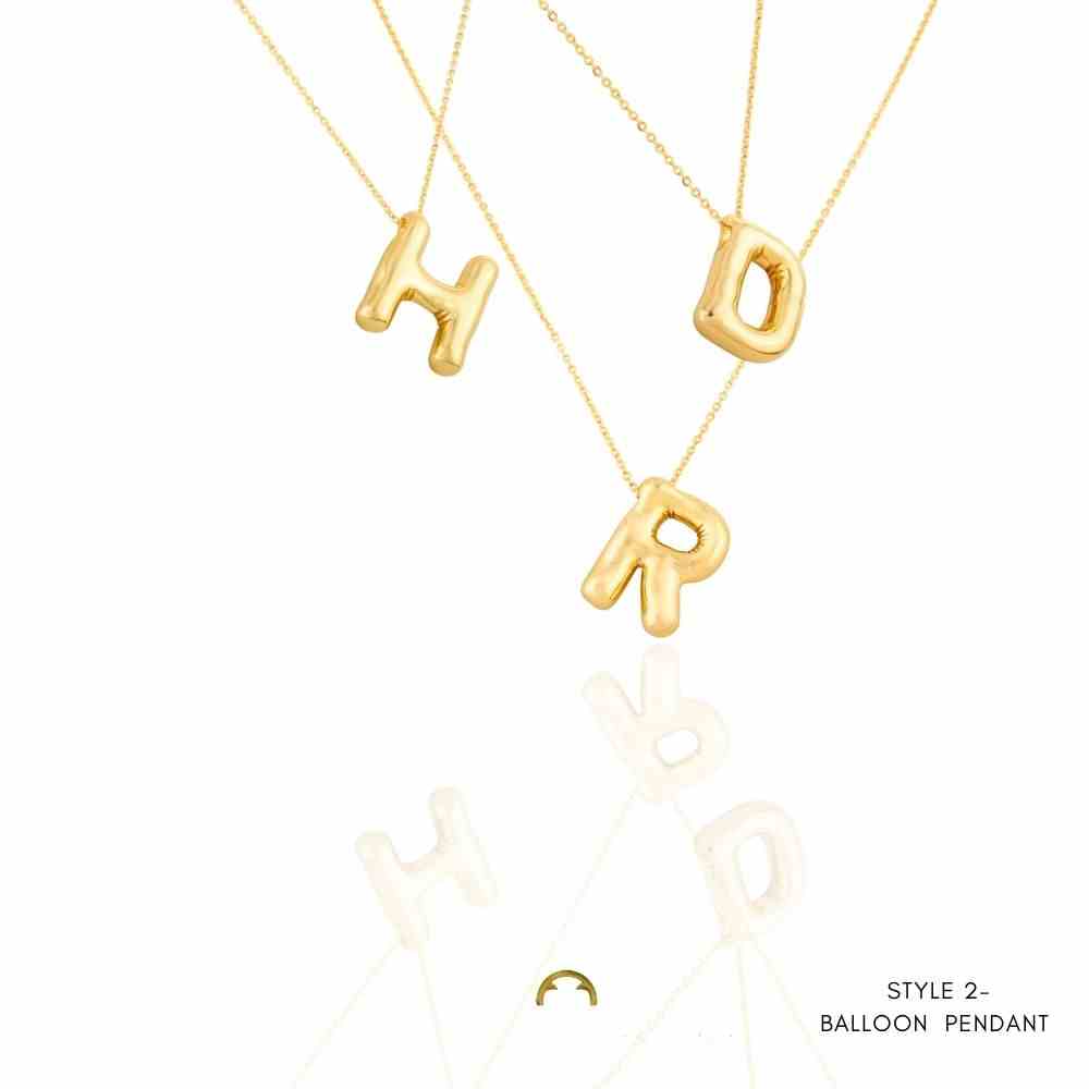 Initial Balloon Pendant