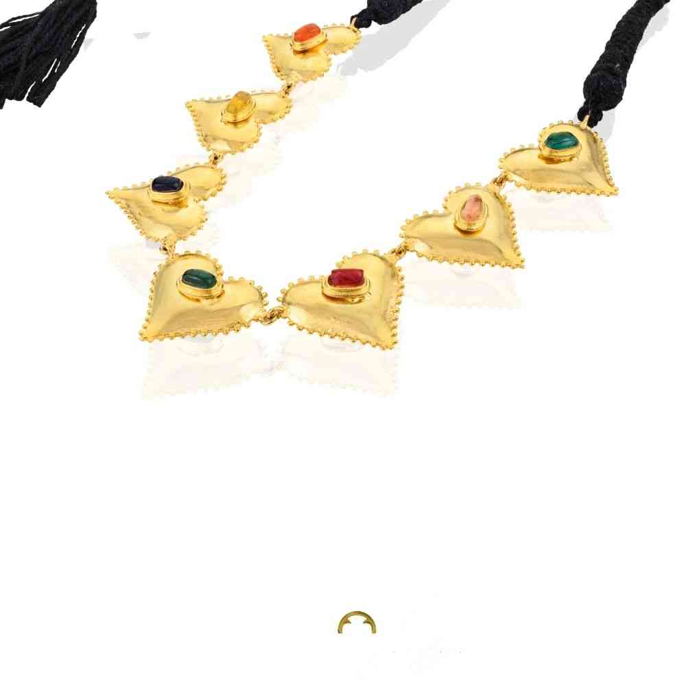 Dilbagh Necklace- With stone details