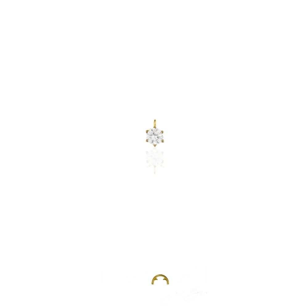Crystal Diamond Pendant & Charm