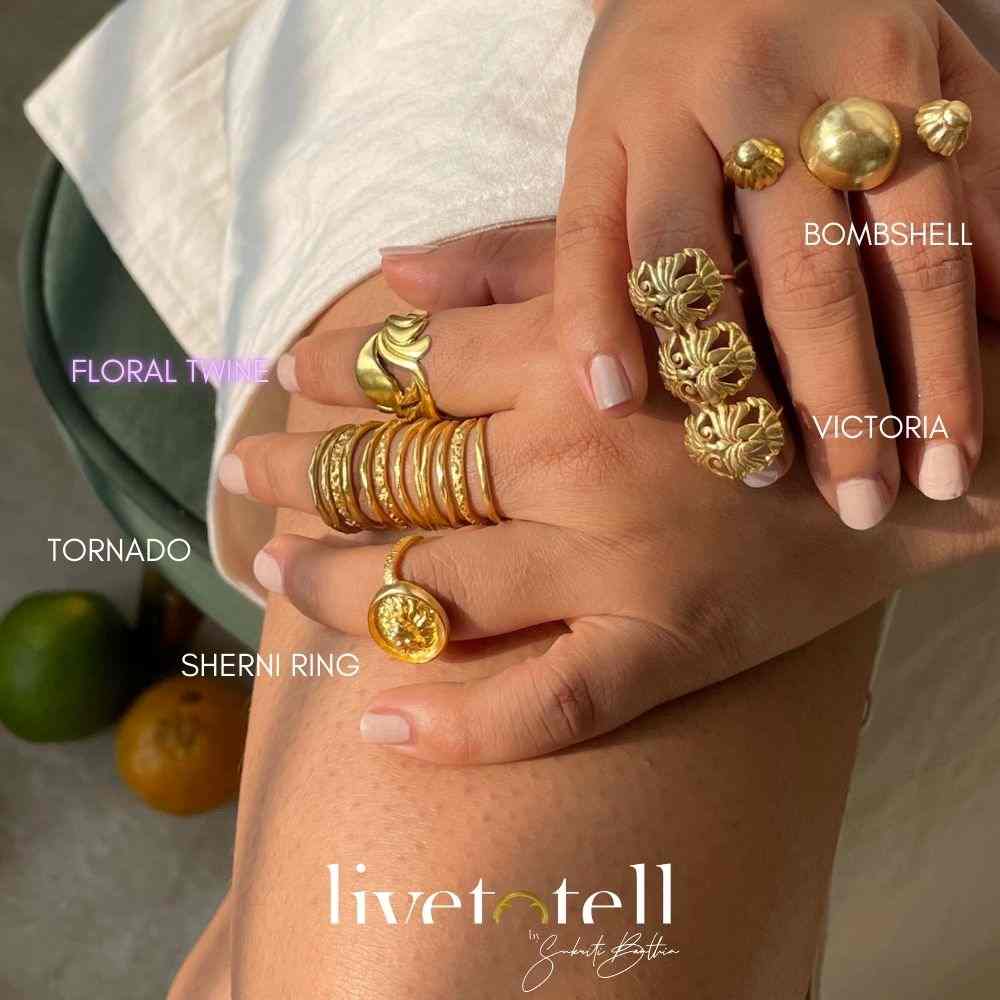Floral Twine Ring