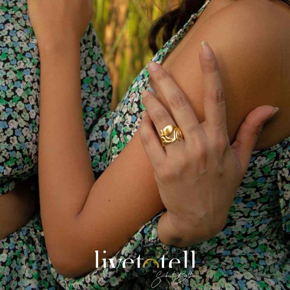 Floral Twine Ring