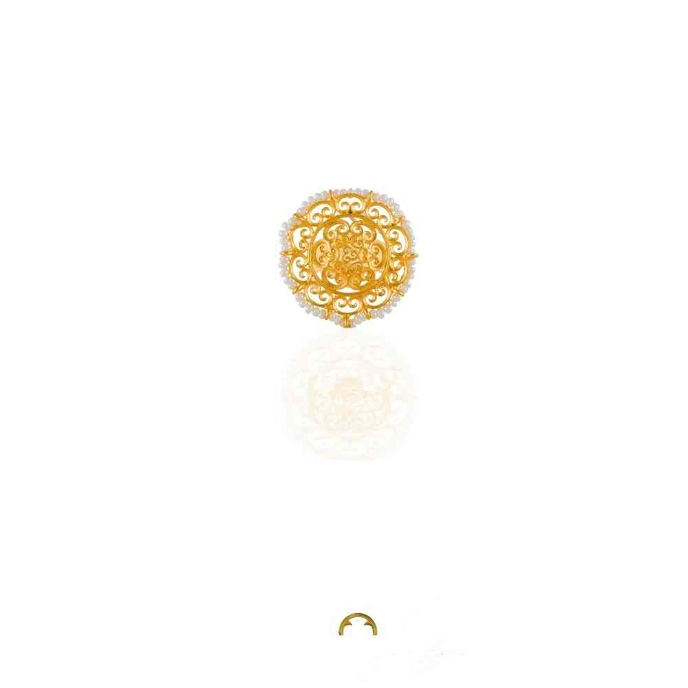 Victorial Filigree Ring with PEARLS