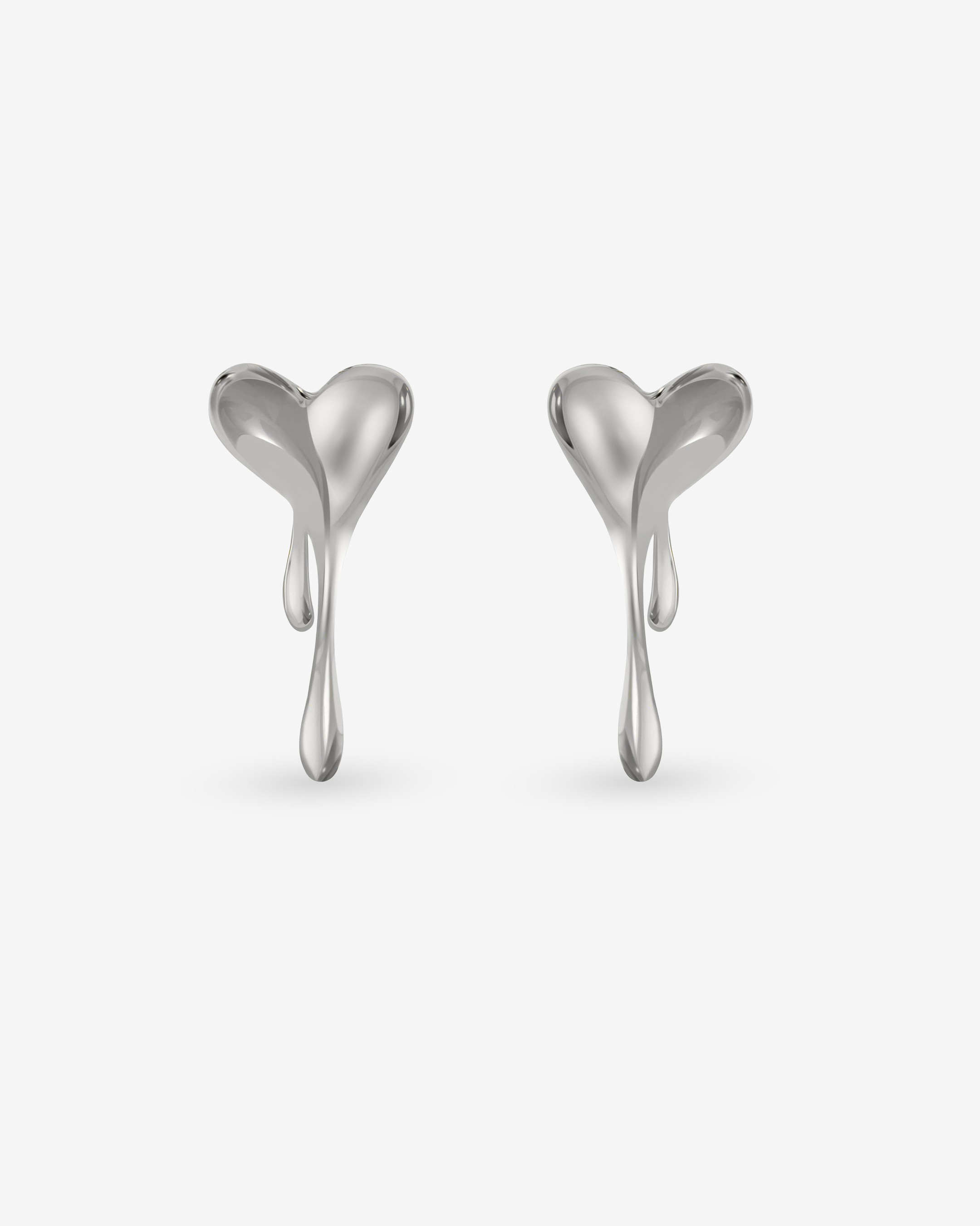 Melting Heart Solid Earring