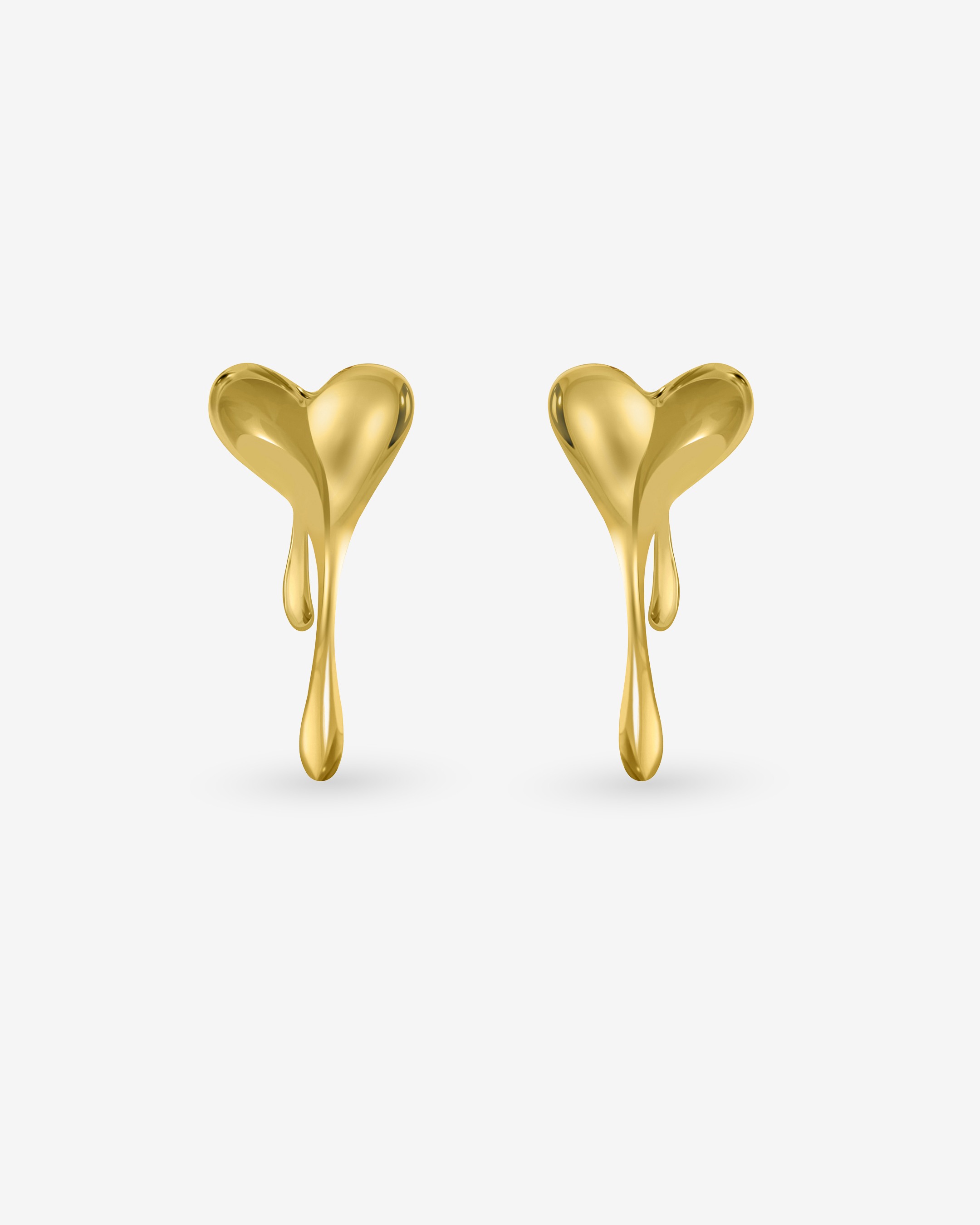 Melting Heart Solid Earring