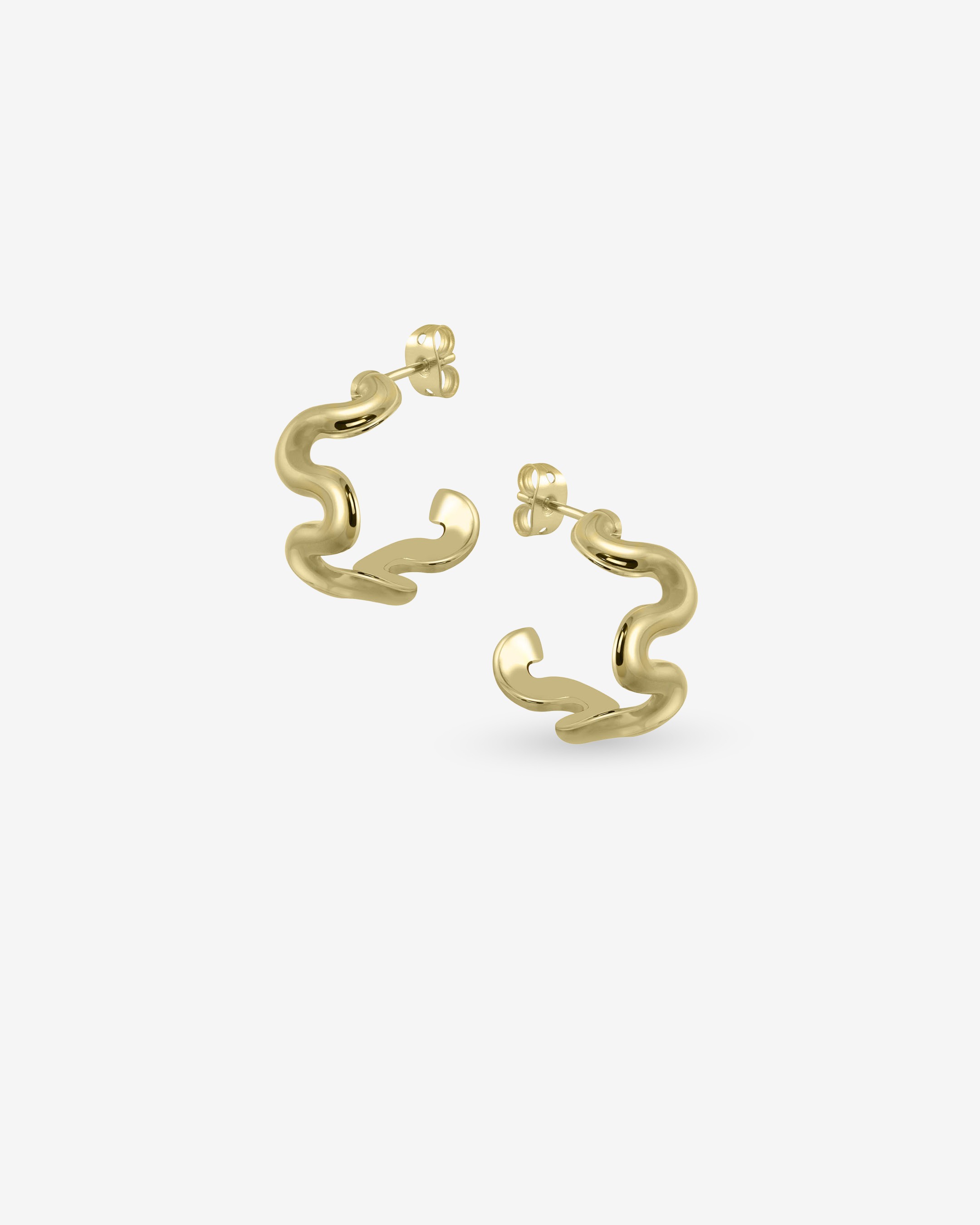 Swirl Solid Hoops