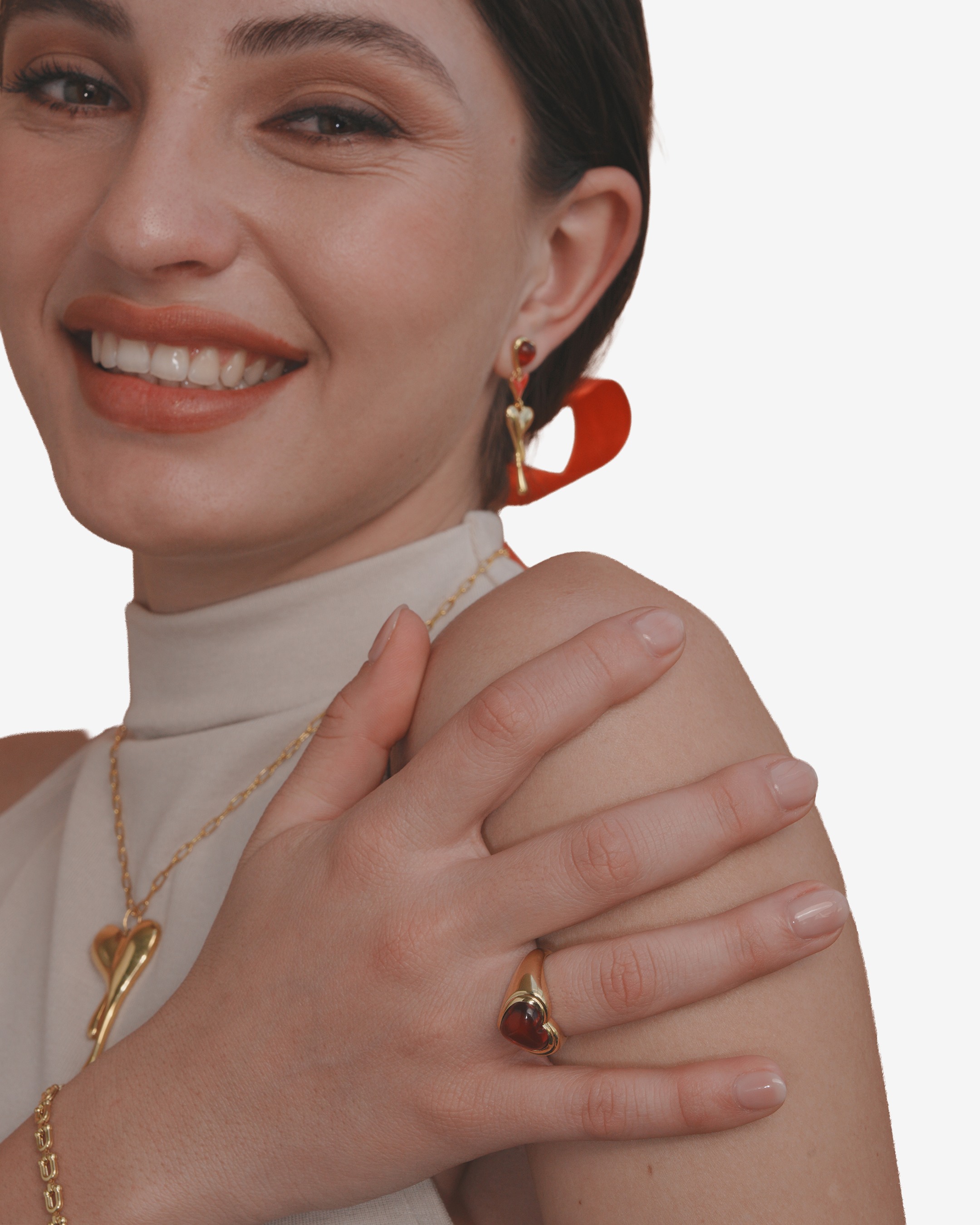 All Heart Drop Earring