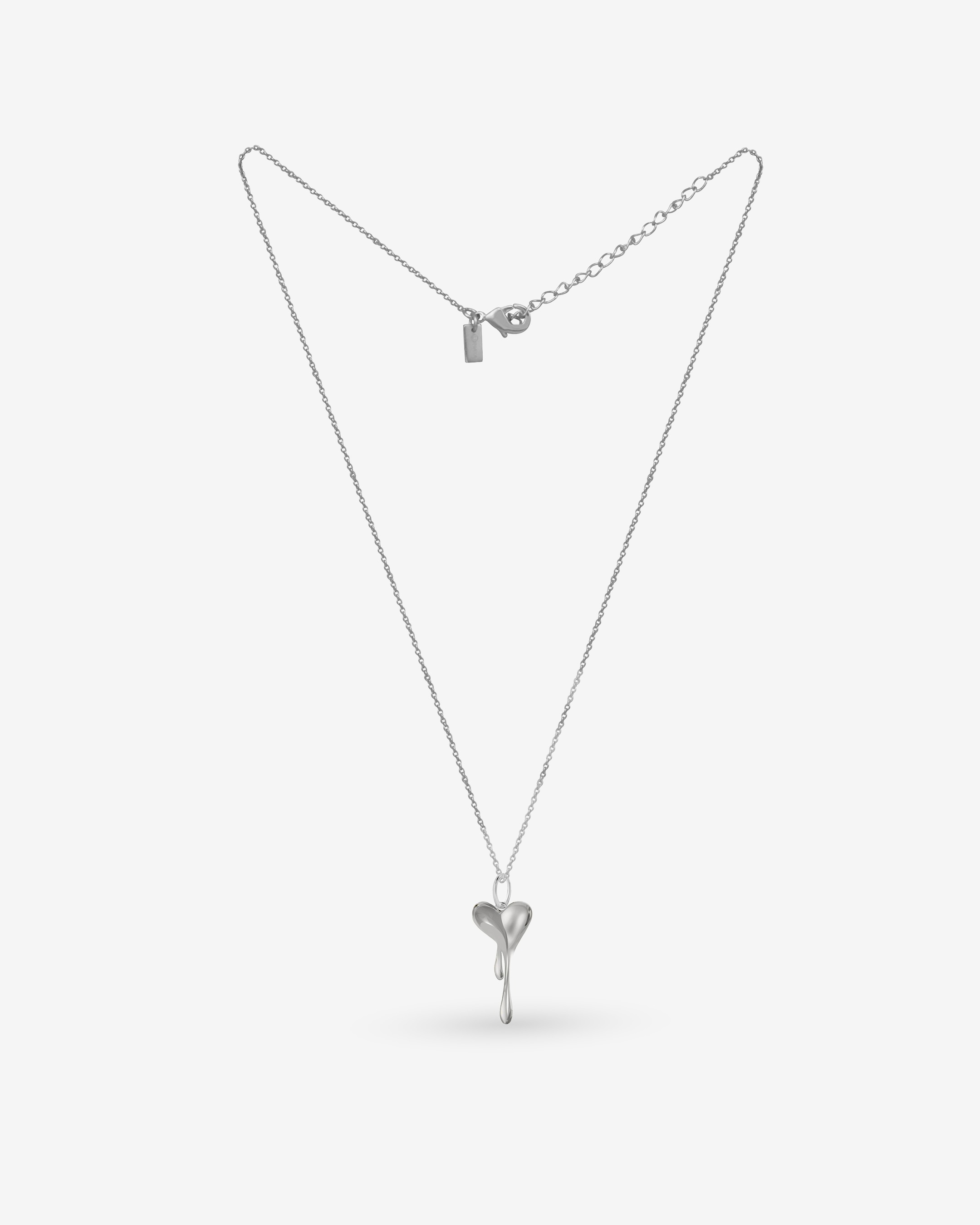 Small Melting Heart With Anchor Chain