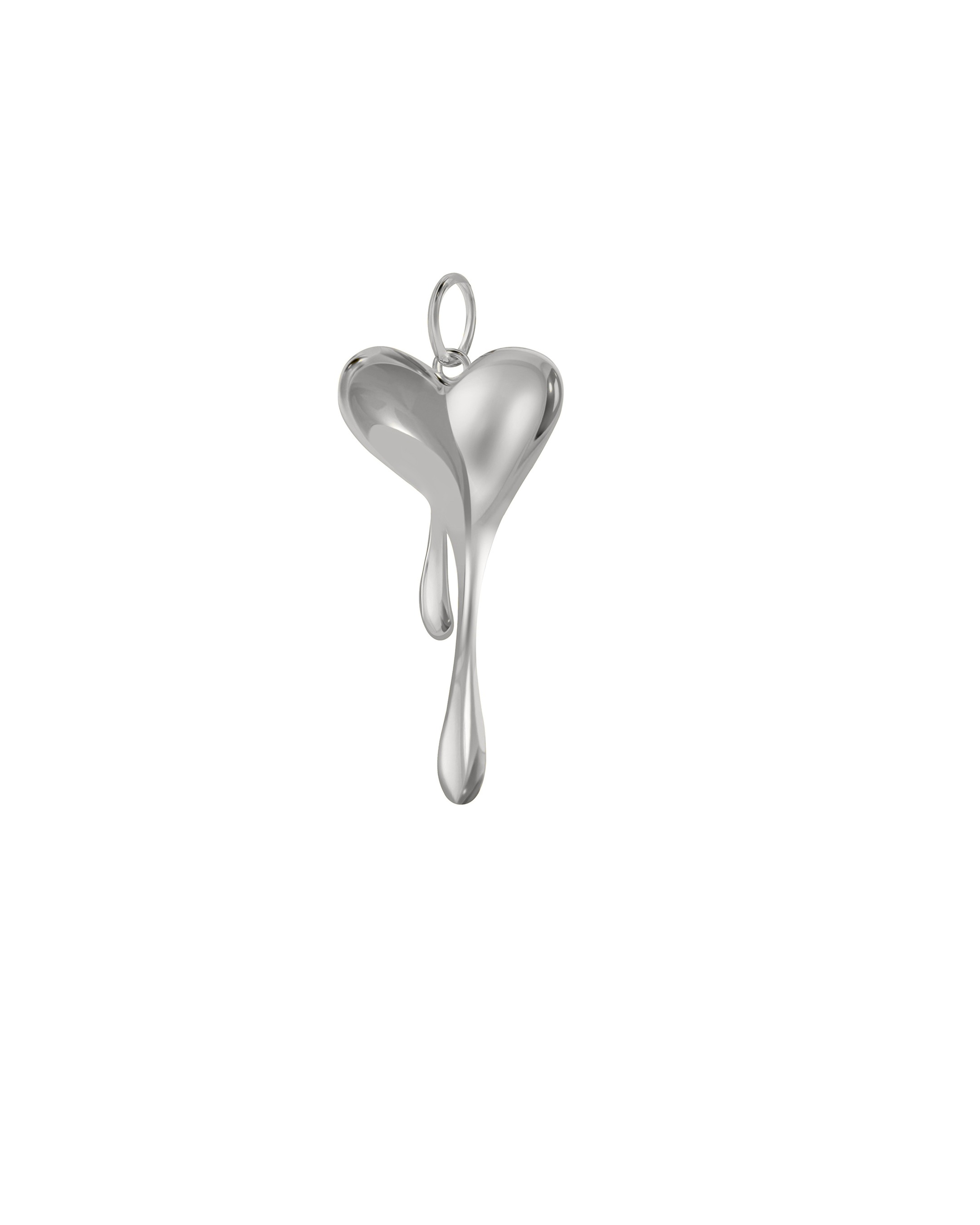 Small Melting Heart With Anchor Chain