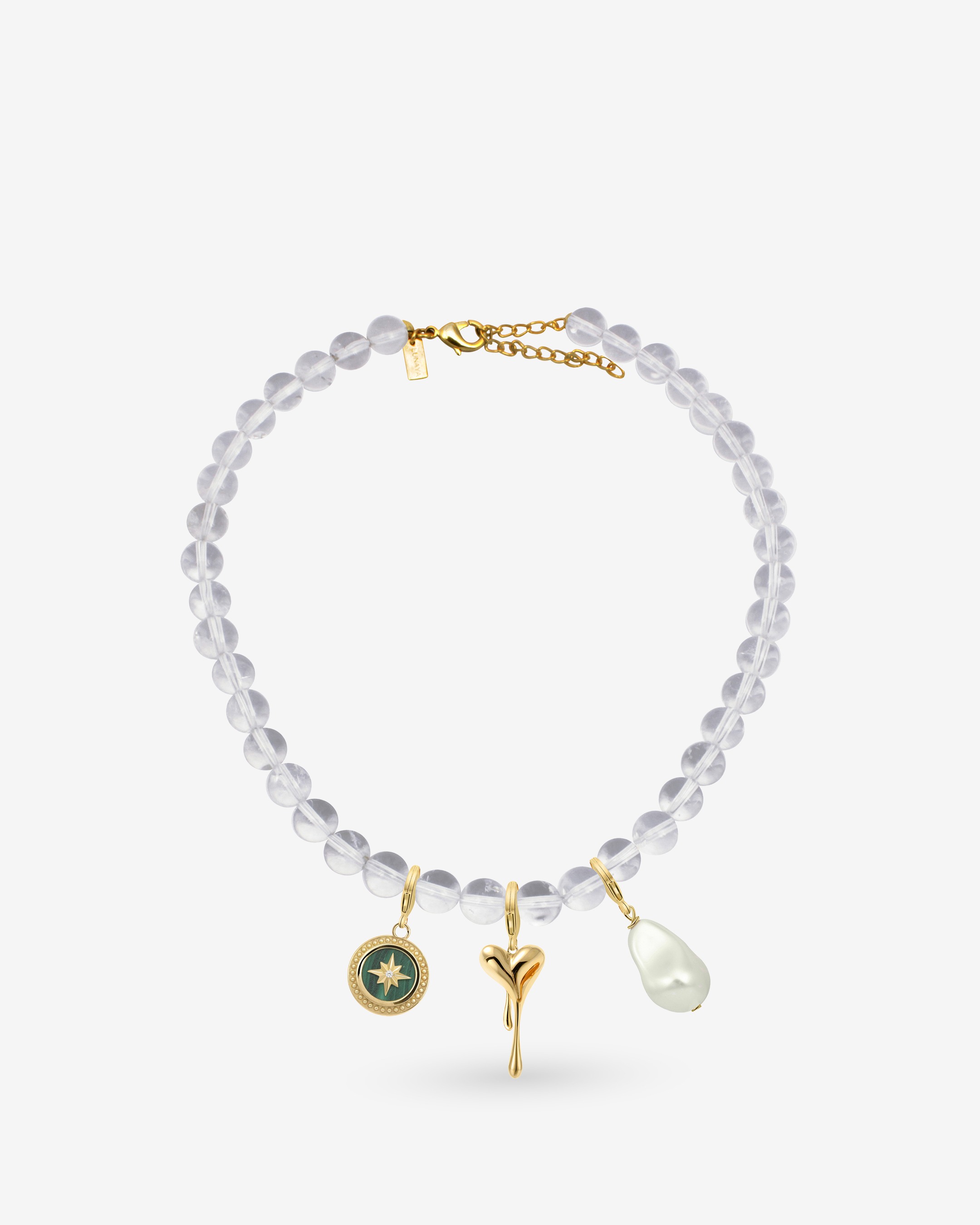 Bubble Autmn Charm Necklace