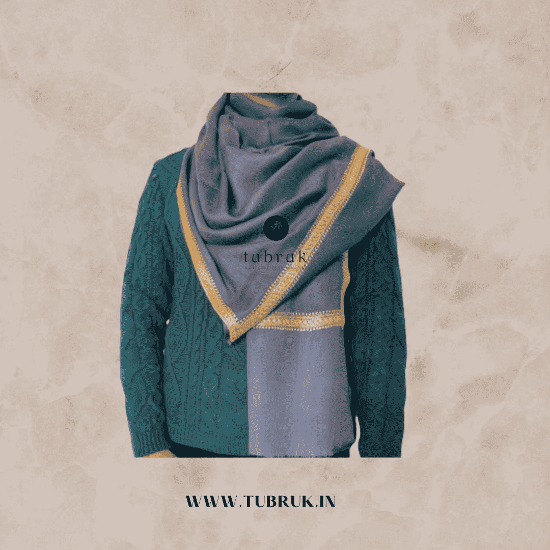 Semi Pashmina Tilla Stole