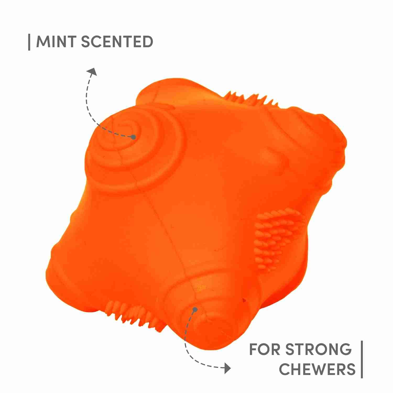 Barkbutler Just A Snitch Orange (5x4.5x4.3 cm) Toy for Dogs