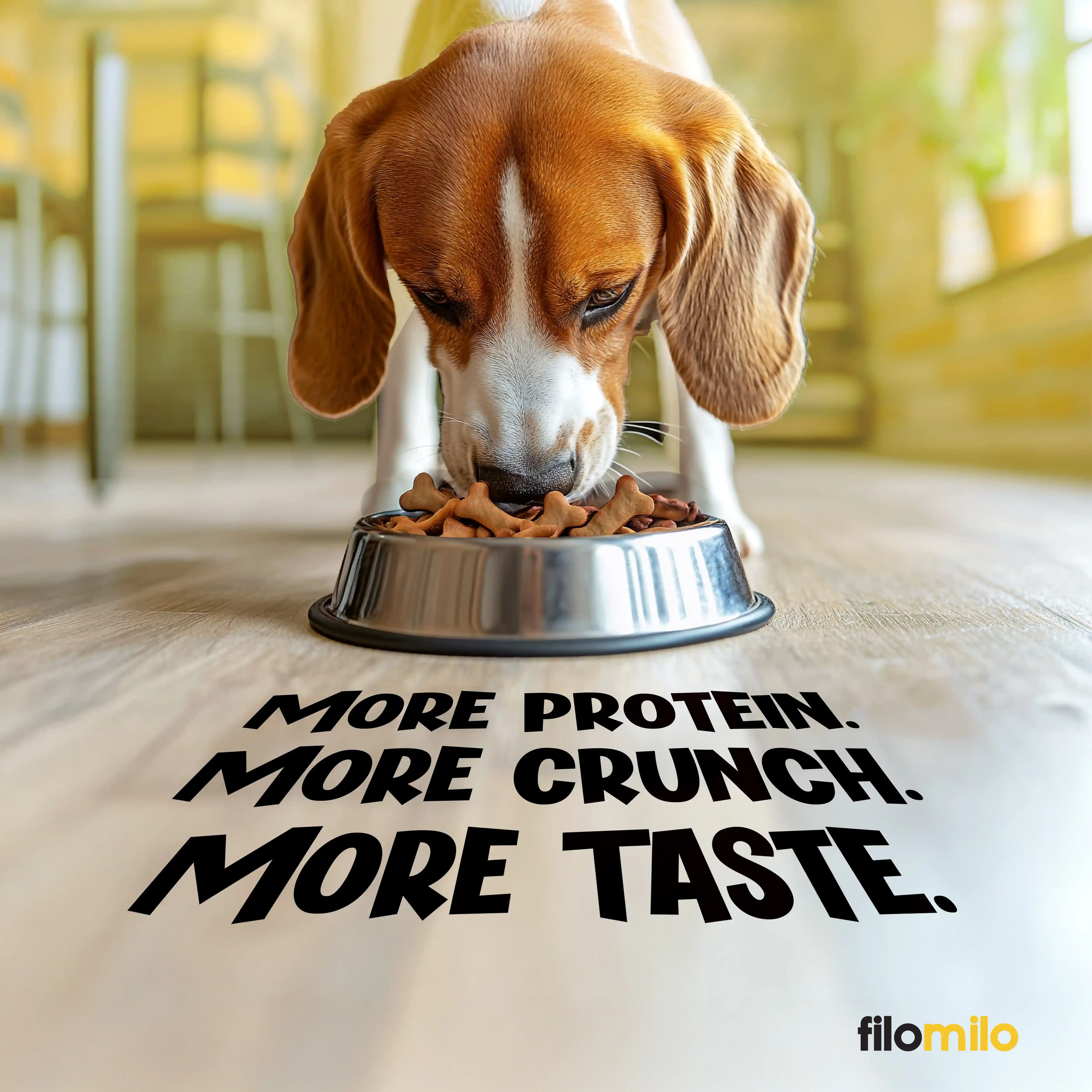 Filomilo Real Chicken Dog Biscuits Flavored with Egg and Milk, 1 kg