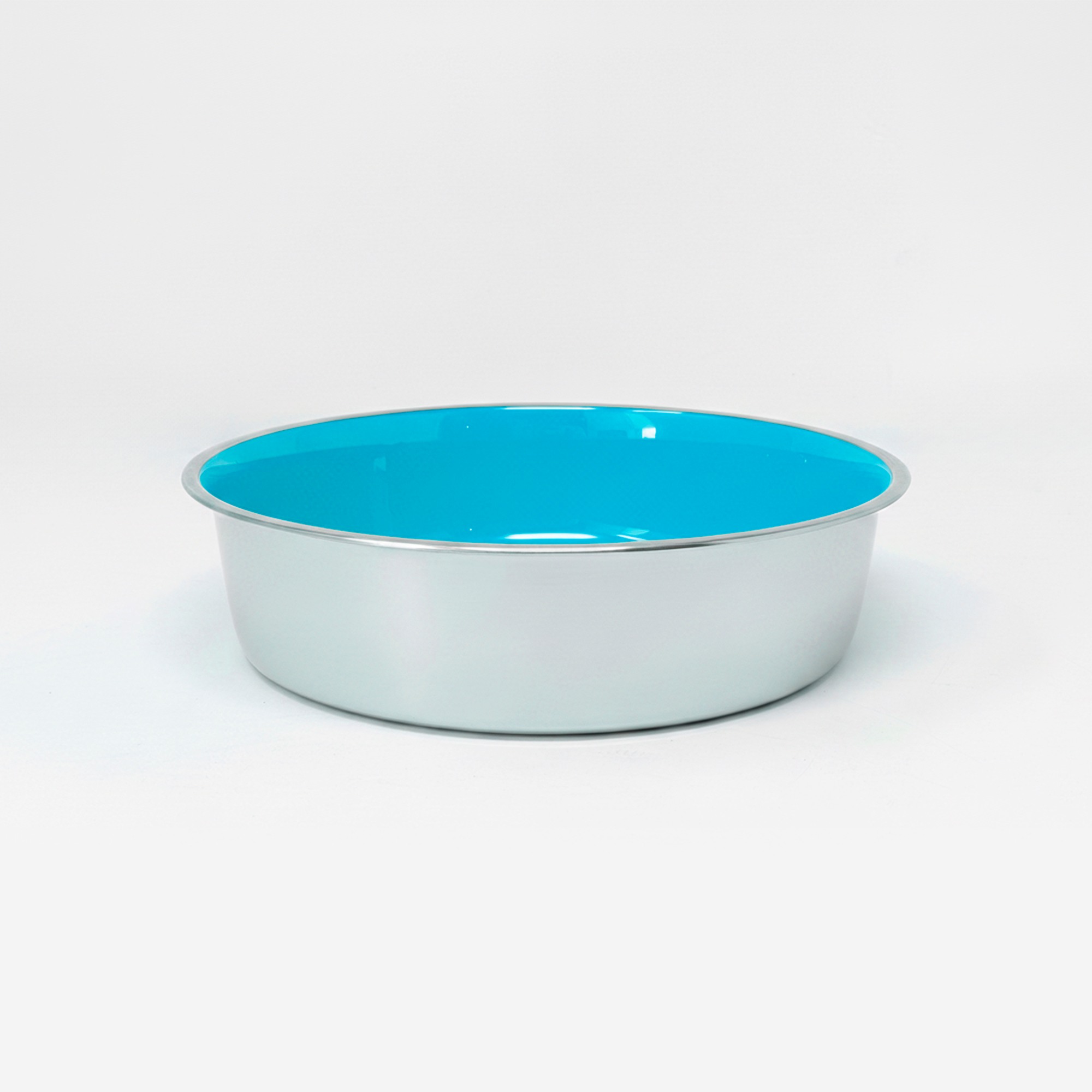 Ezra Anti Skid Rubber Grip, Stainless Steel Bowls for Dog, Light Blue