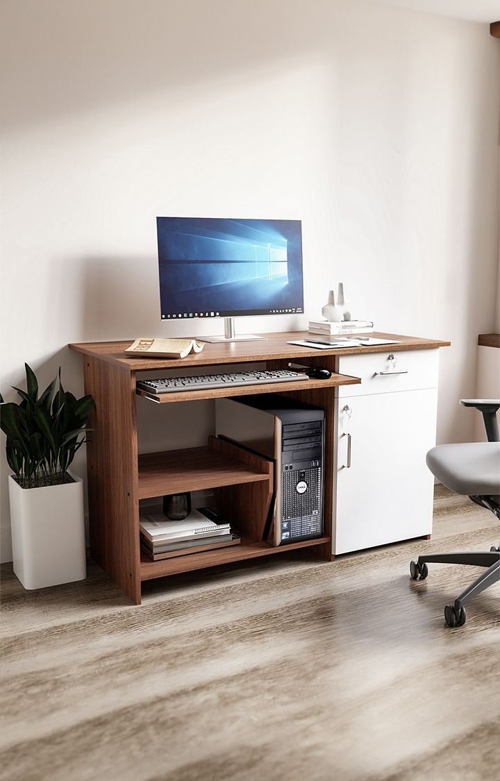 NEUDOT Roger Office Table - Leon Teak