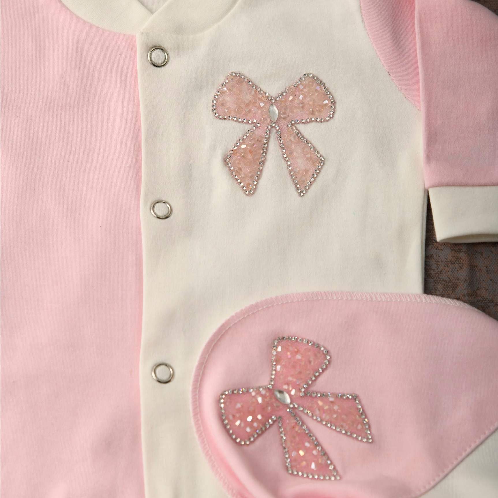 Cranberry Knot Romper Set