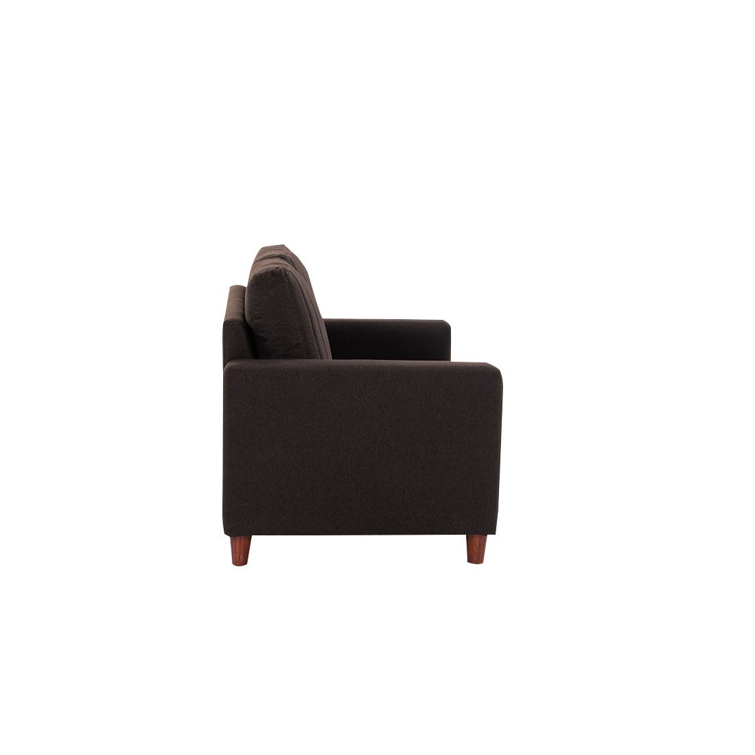 neudot Roman Sofa for Living Room |2 Persons Sofa|Premium Fabric with Cushioned Armrest | Solid Wood Frame|2 Seater in Chocolate Brown Color
