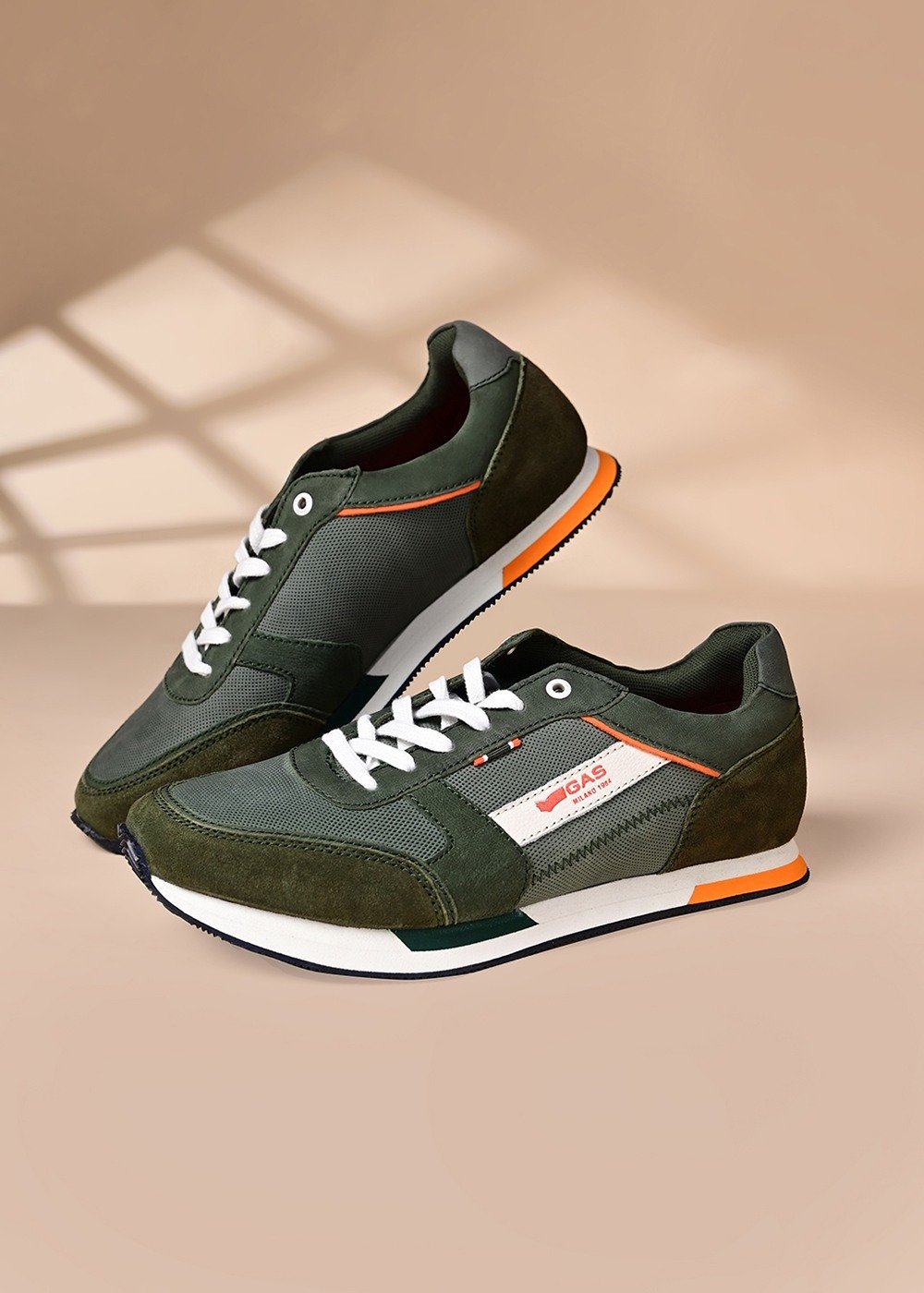 Men Dolce Drive Olive Trainers