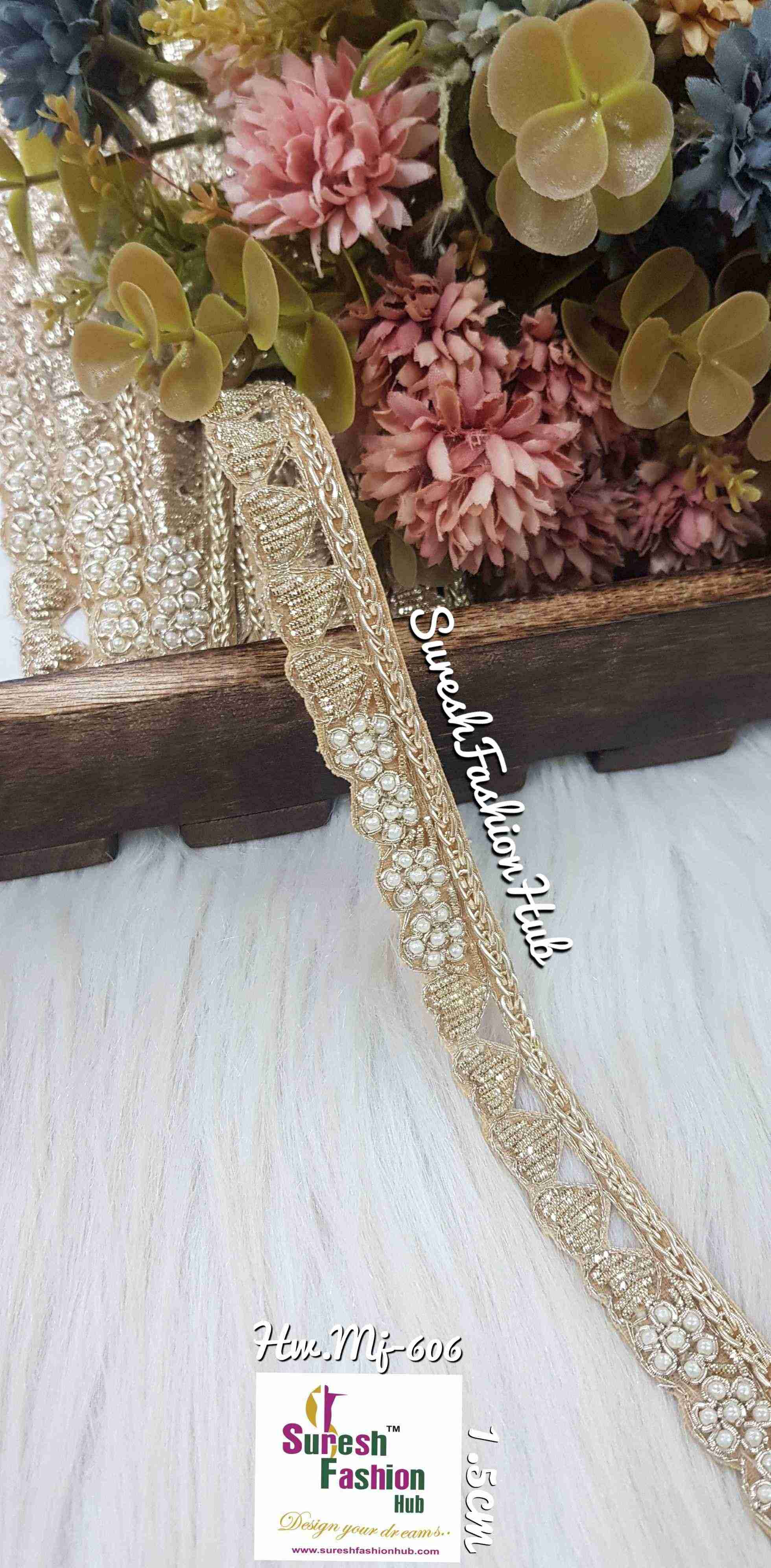 Ethereal Zardosi Bloom Lace