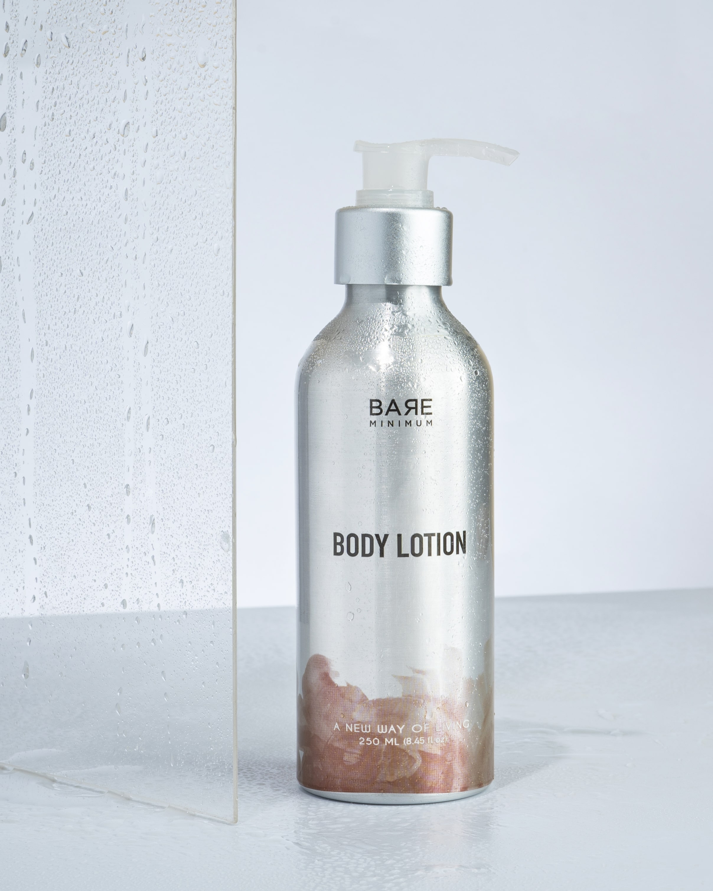BARE MINIMUM | Bare Minimum | Combo of Body Lotion Bottle + Body Wash Bottle | with pH-Balanced Formula | Refillable Bottle | For All Skin Types ( Body Lotion Bottle 250ML + Body Wash Bottle 250ML 1