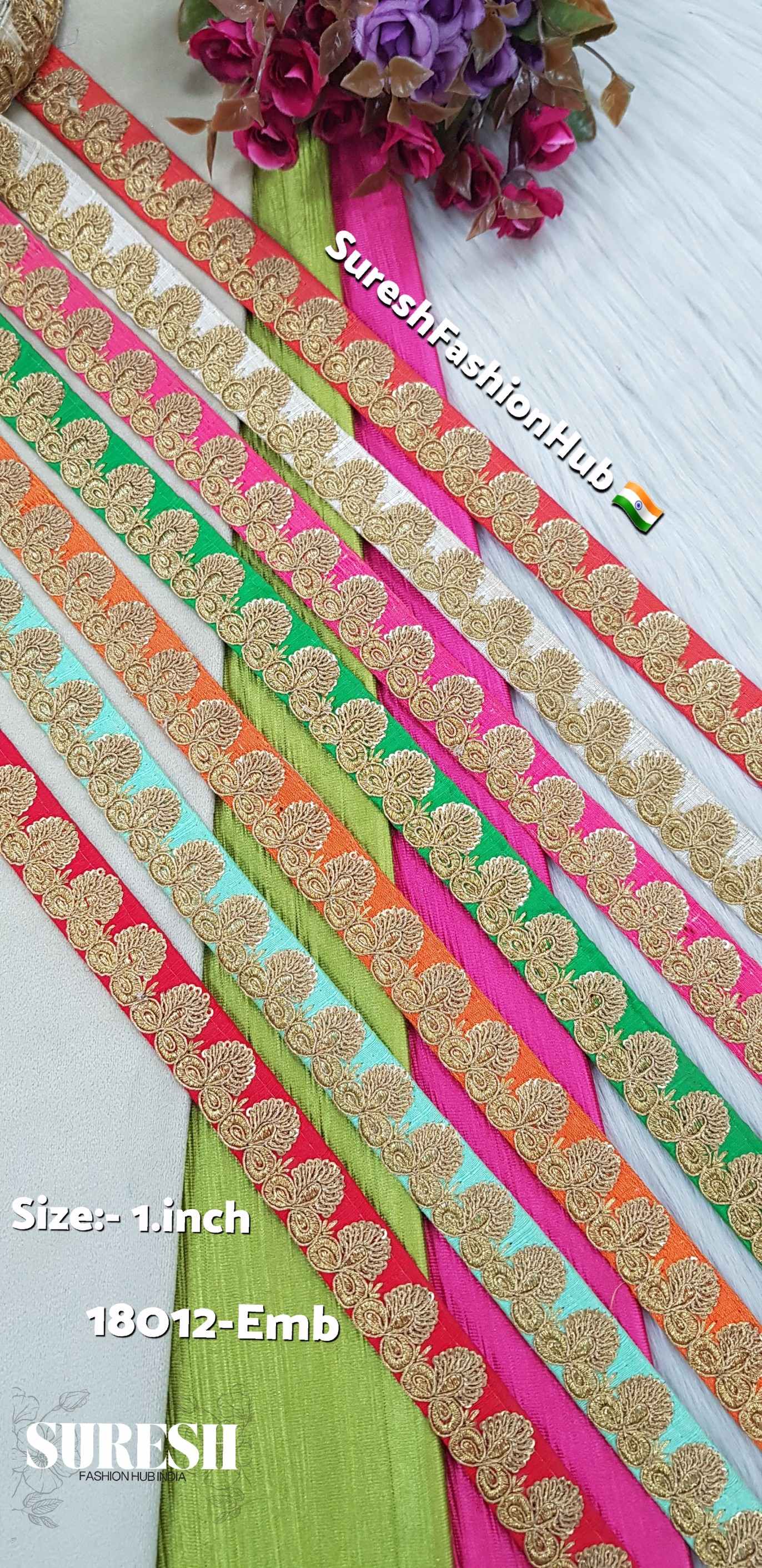 Sequin, Thread & Dori Embroidery Lace