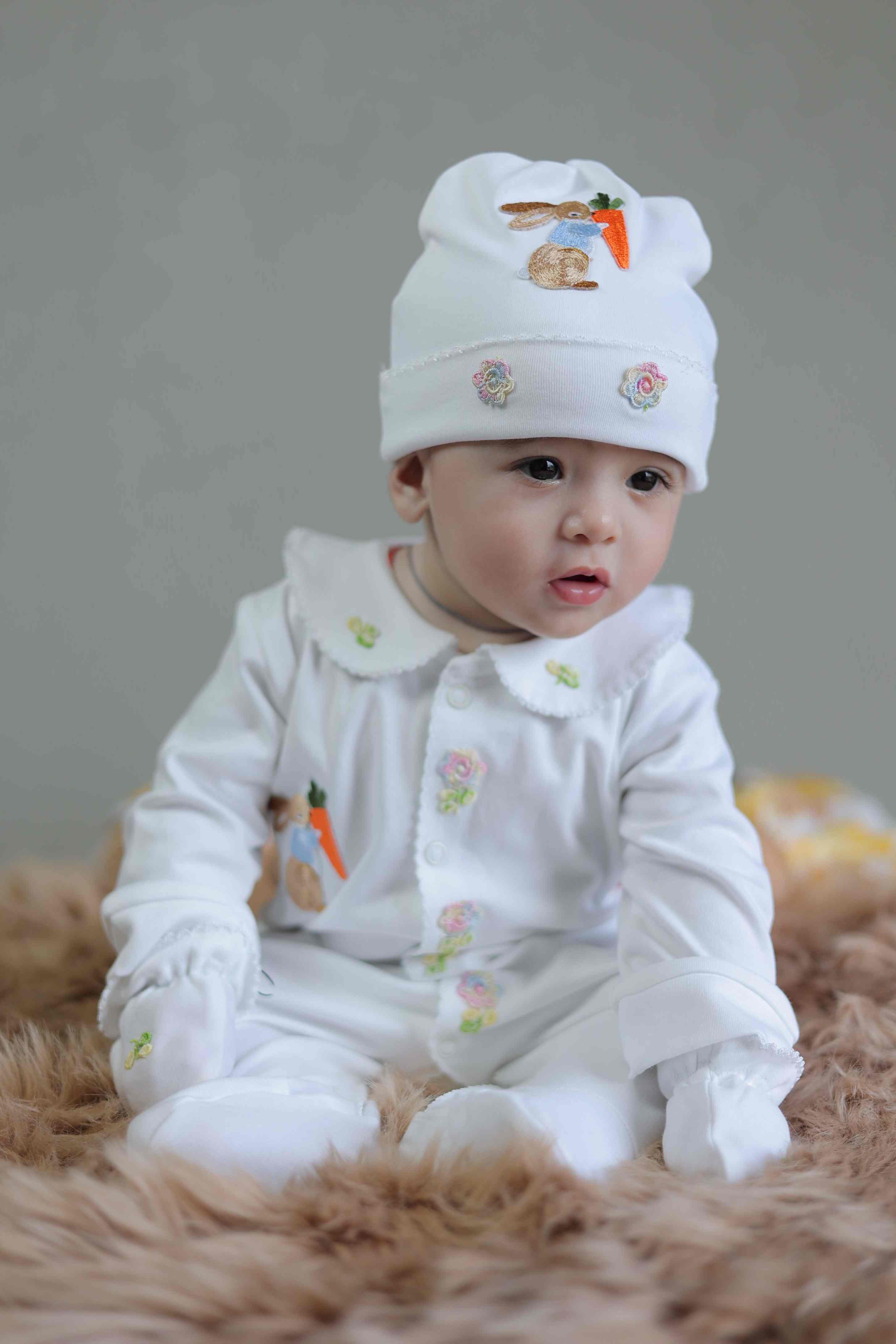 Snowflake Bunny Romper Set