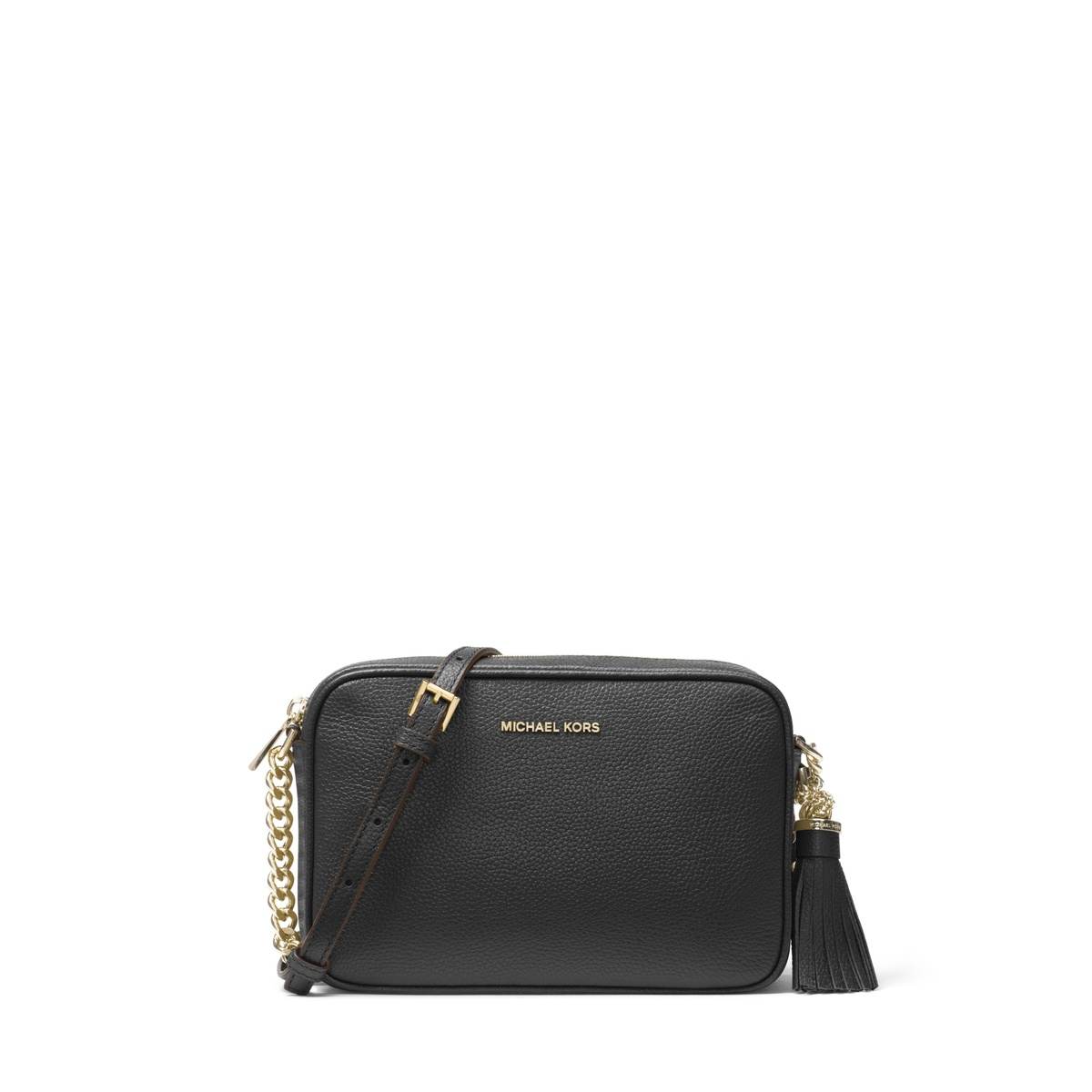 Jet Set Medium Pebbled Leather Crossbody Bag