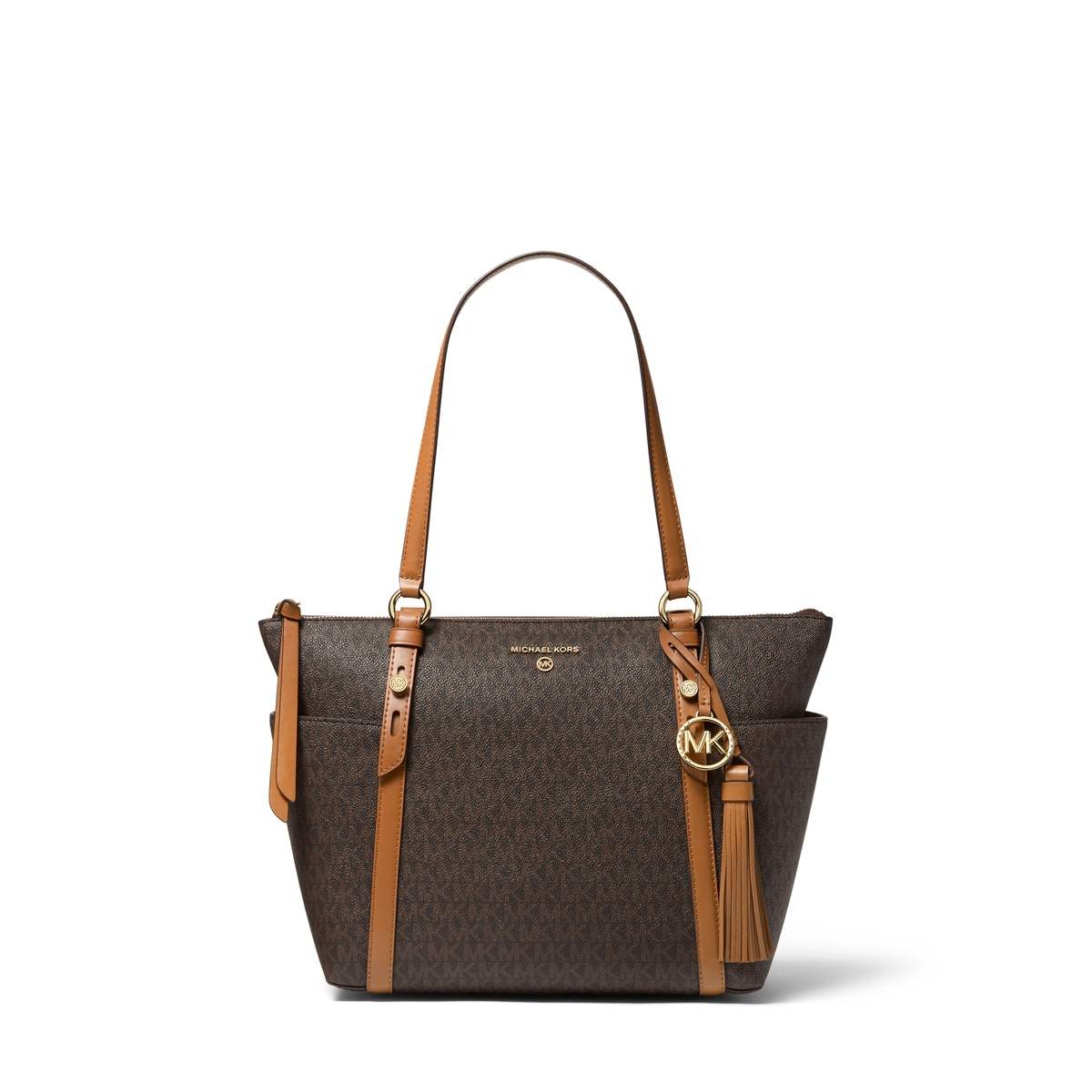 Sullivan Medium Logo Top-Zip Tote Bag