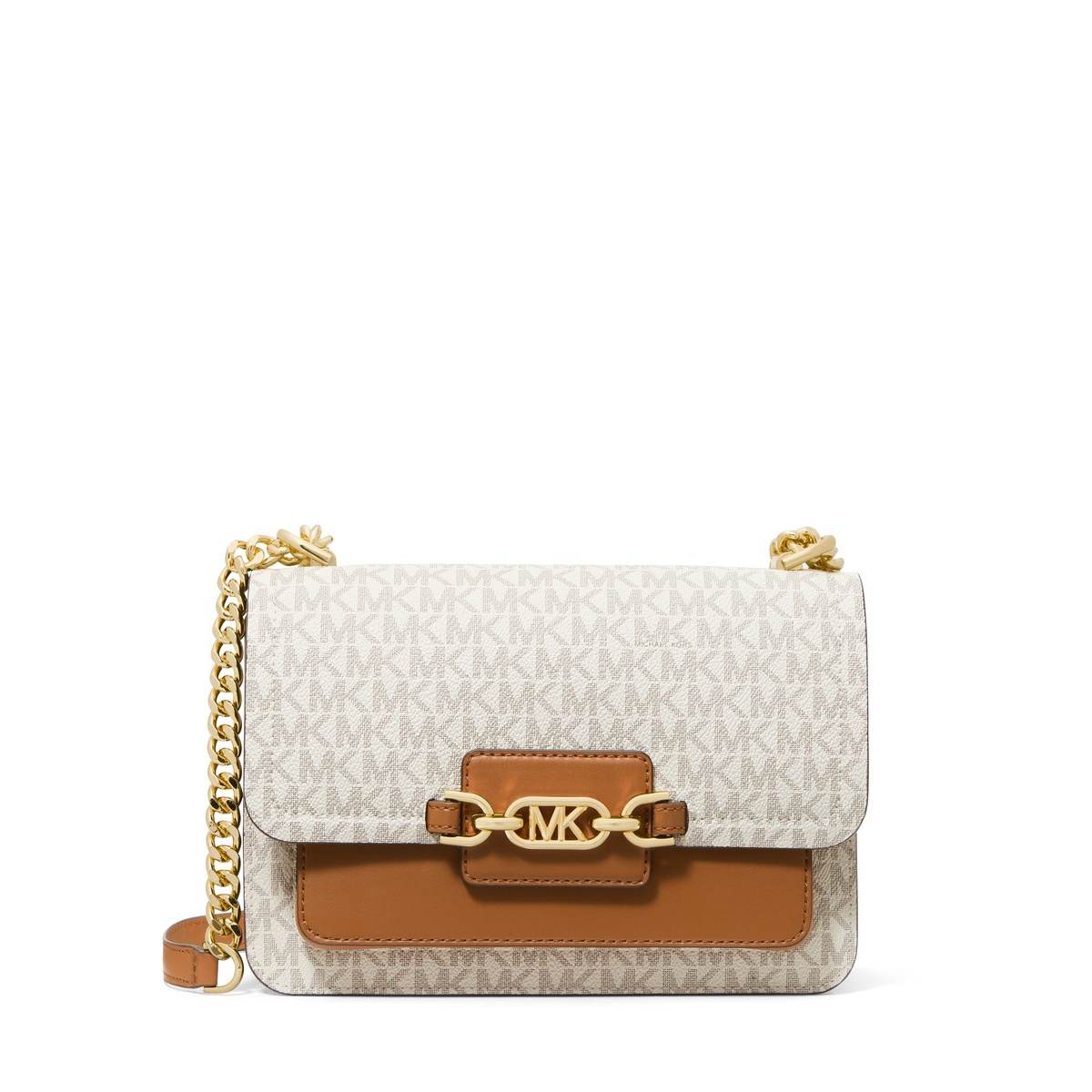 Heather Large Logo Shoulder Bag