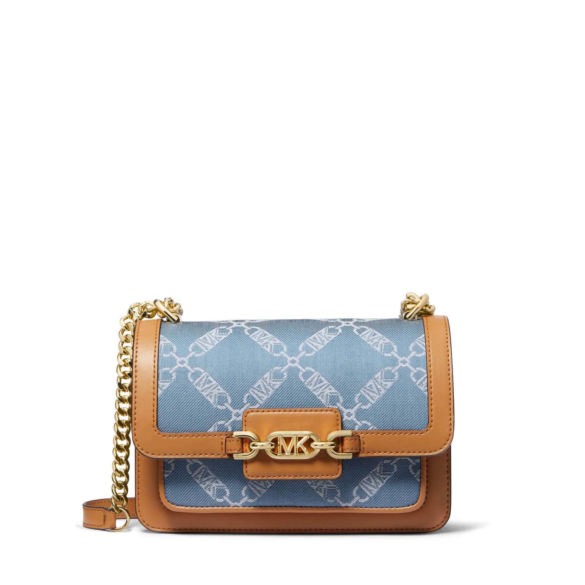 Heather Large Logo Shoulder Bag