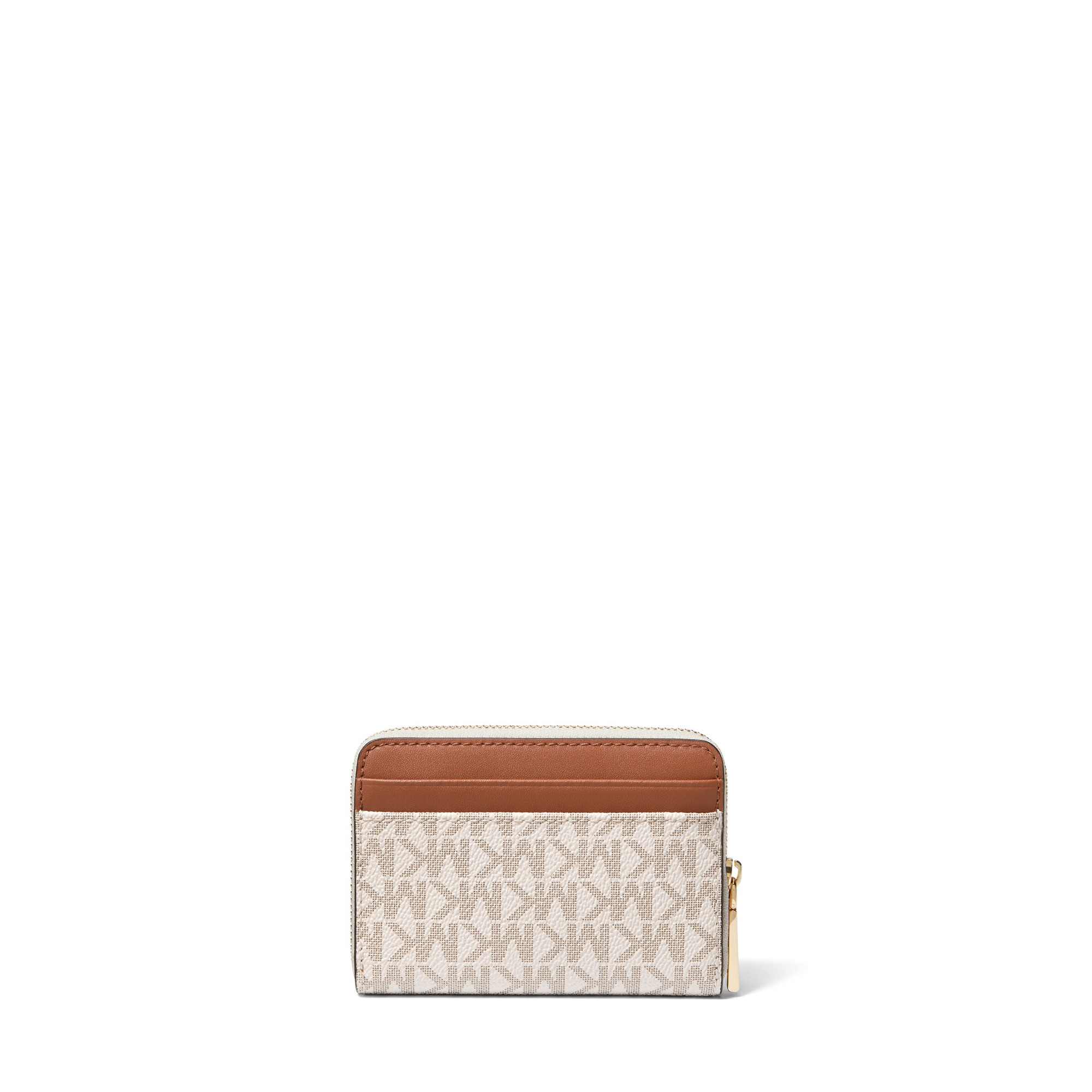 Jet Set Small Signature Logo Zip-Around Card Case