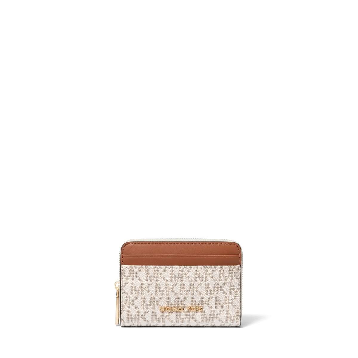Jet Set Small Signature Logo Zip-Around Card Case