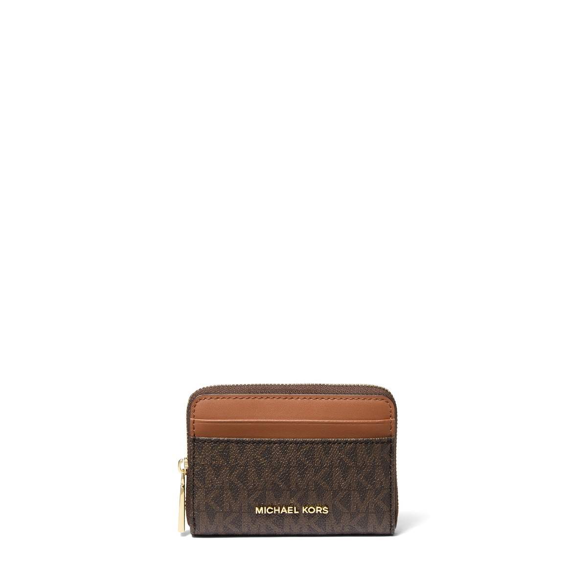 Jet Set Small Signature Logo Zip-Around Card Case