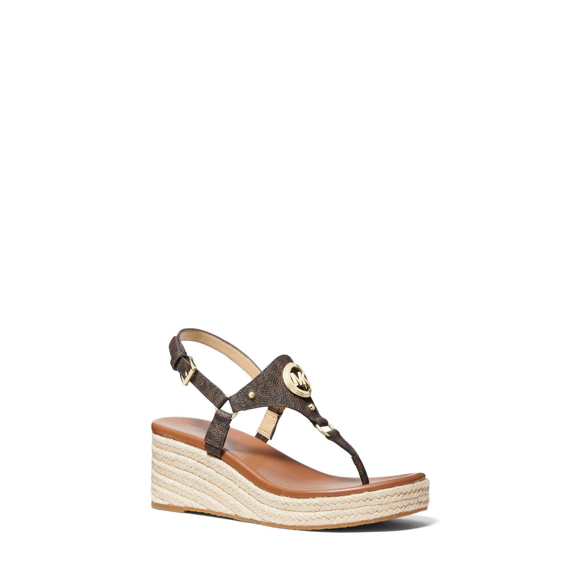 Casey Signature Logo Wedge Sandal