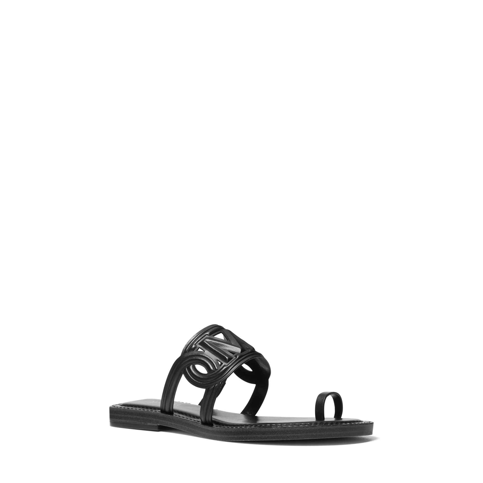 Alma Leather Flat Sandal