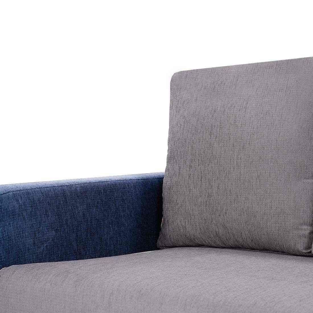 neudot Saya Dual Color Sofa for Living Room |3 Persons Sofa|Premium Fabric with Cushioned Armrest | Solid Wood Frame|3 Seater in Saya Duo Blue Color