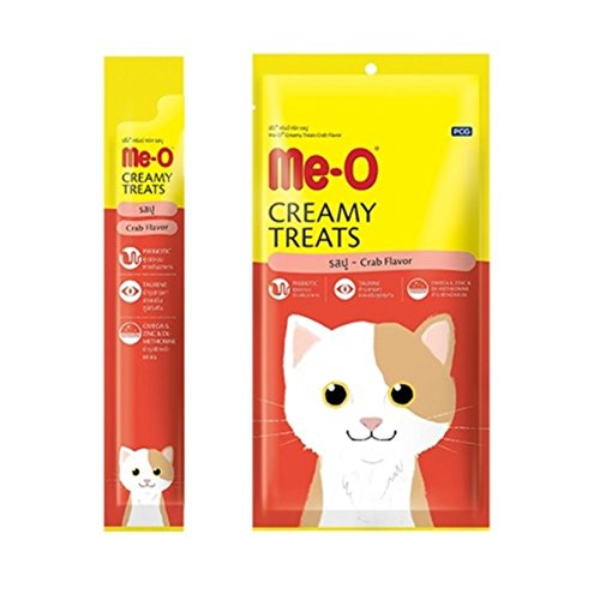 Me O Creamy Crab and Creamy Chicken and Liver Cat Treat Combo (2 x 60g)