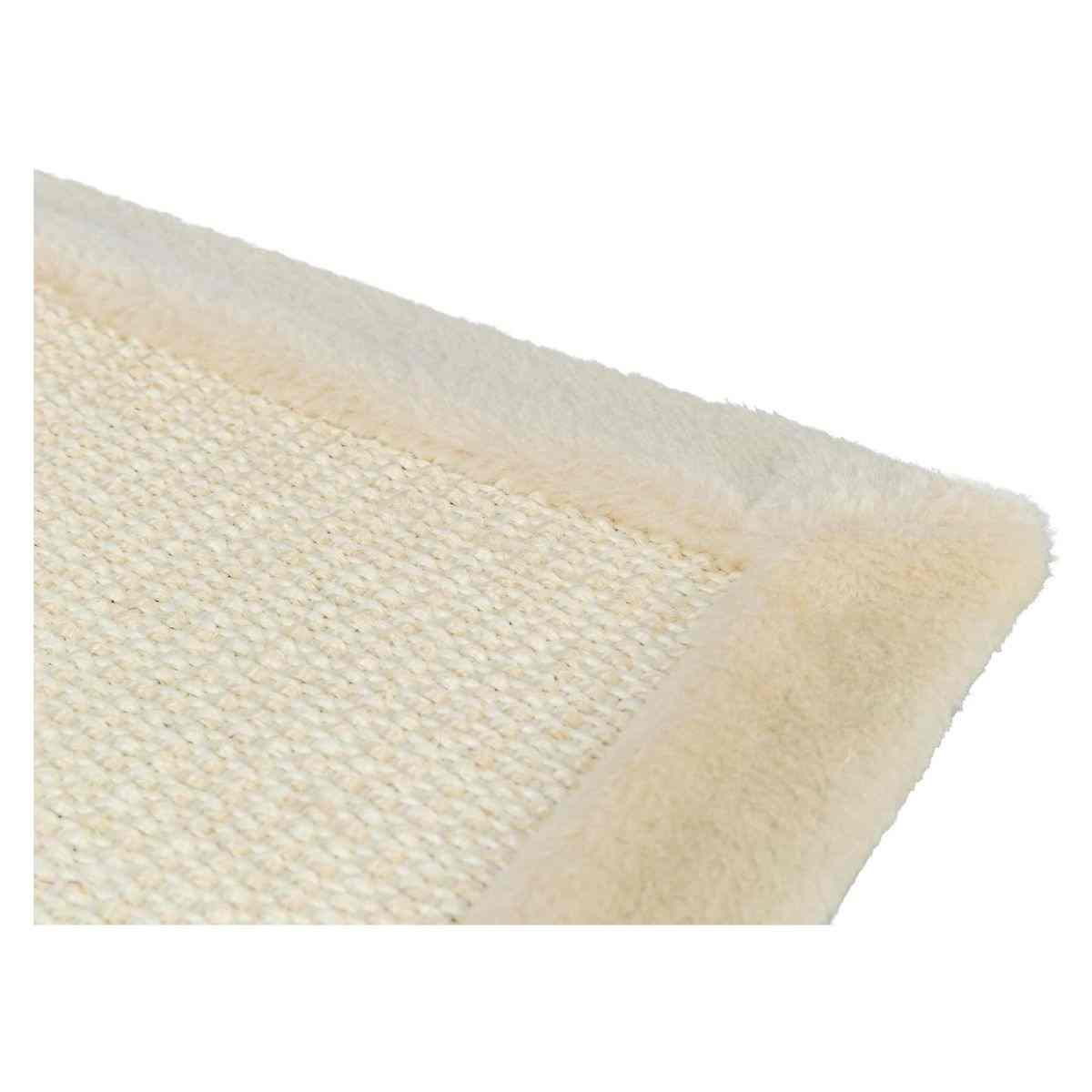 Trixie Scratching Mat Sisal Rug/Plush for Cats (55×35 cm, Beige)