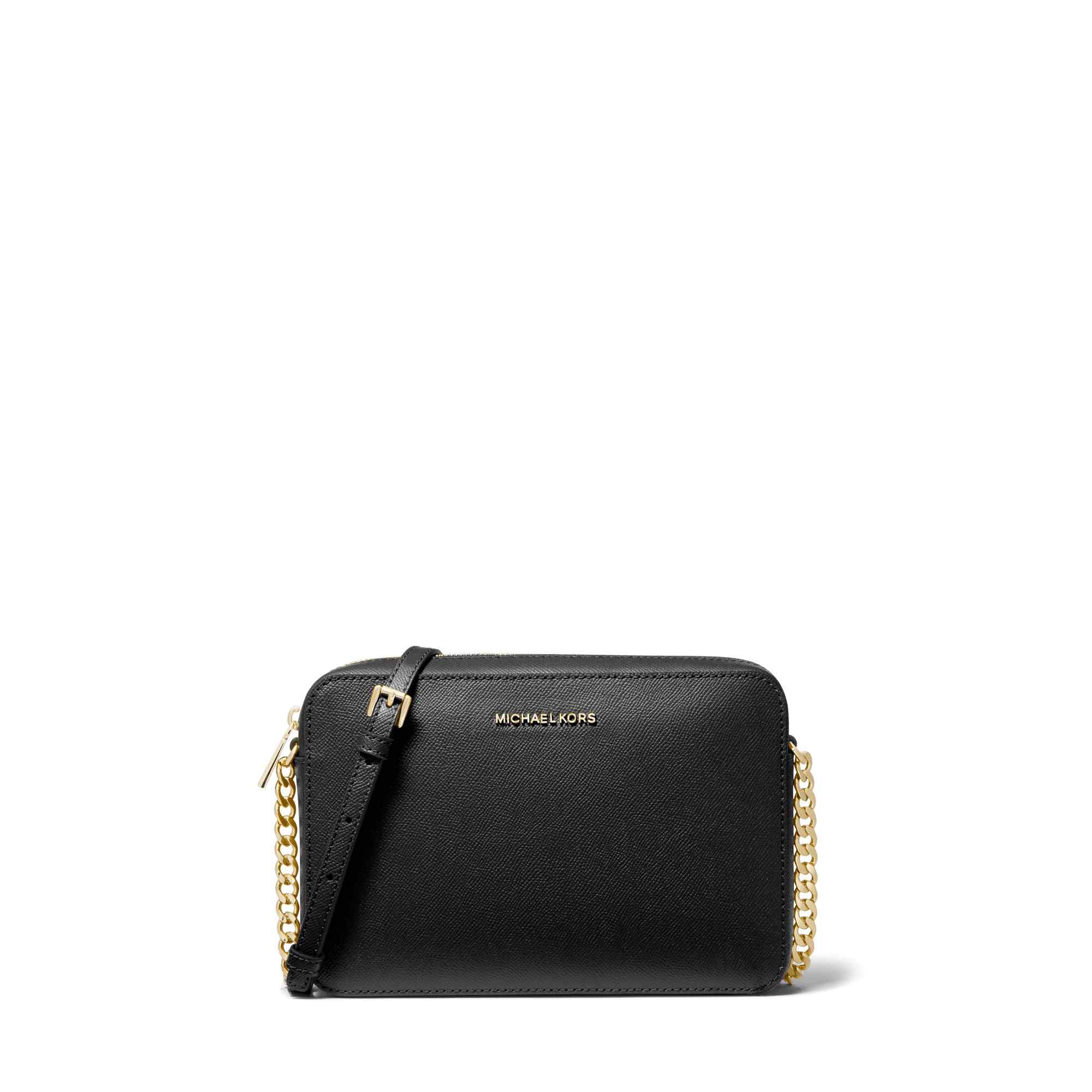 Jet Set Large Saffiano Leather Crossbody Bag