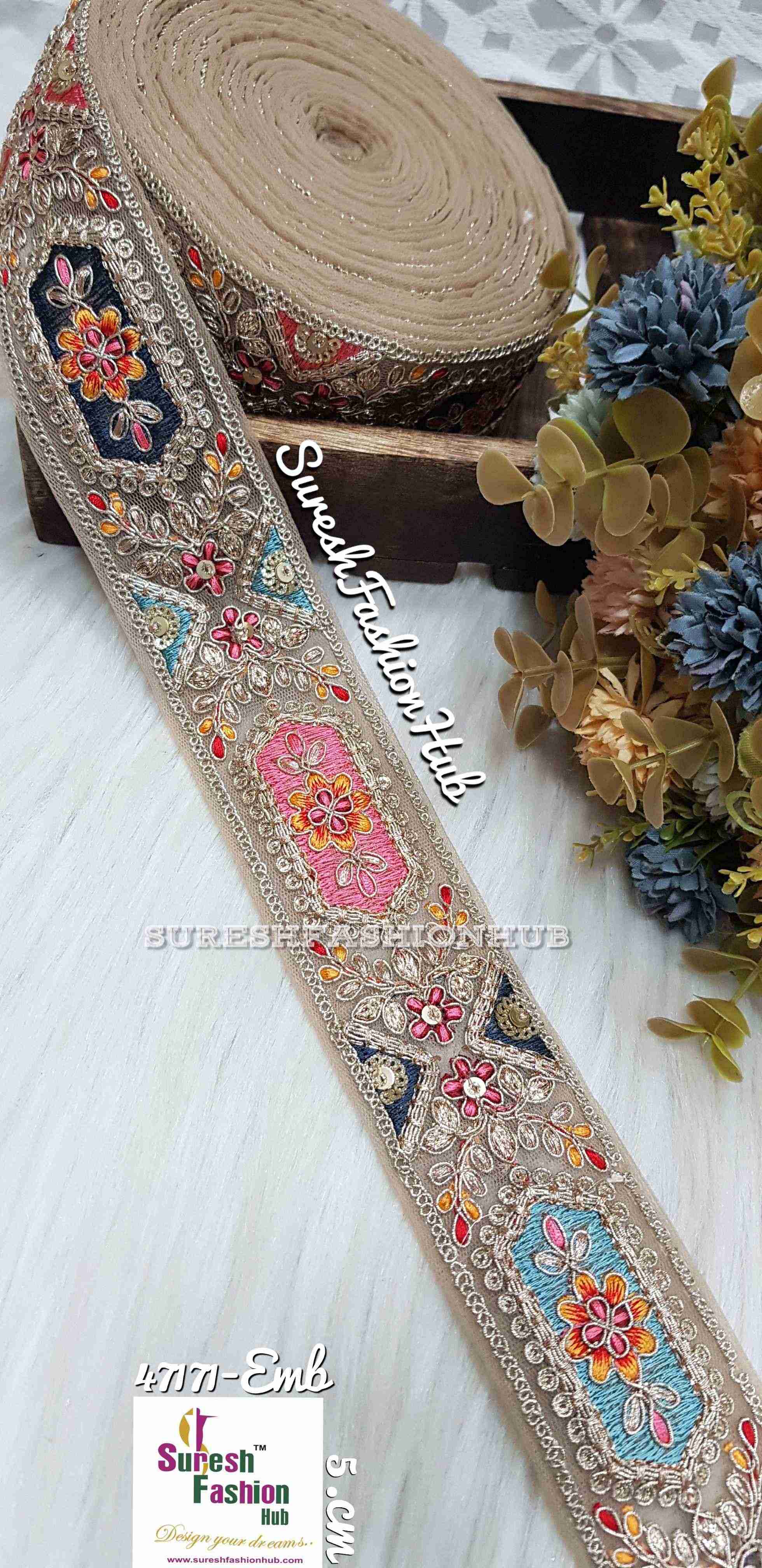 SabyaSachi-Inspired Multi-Color Elegance Lace