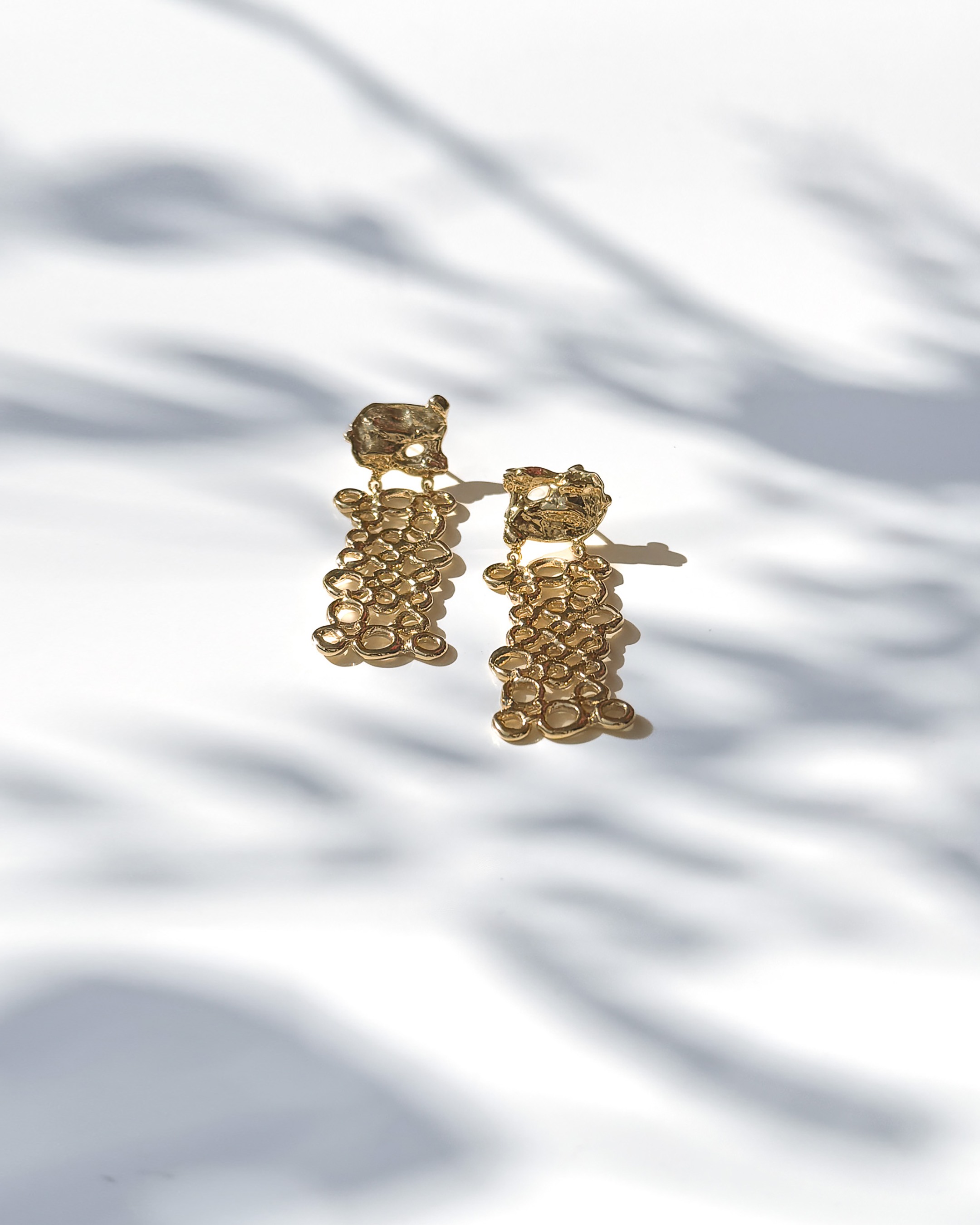 Foam Cascade Midi Earrings