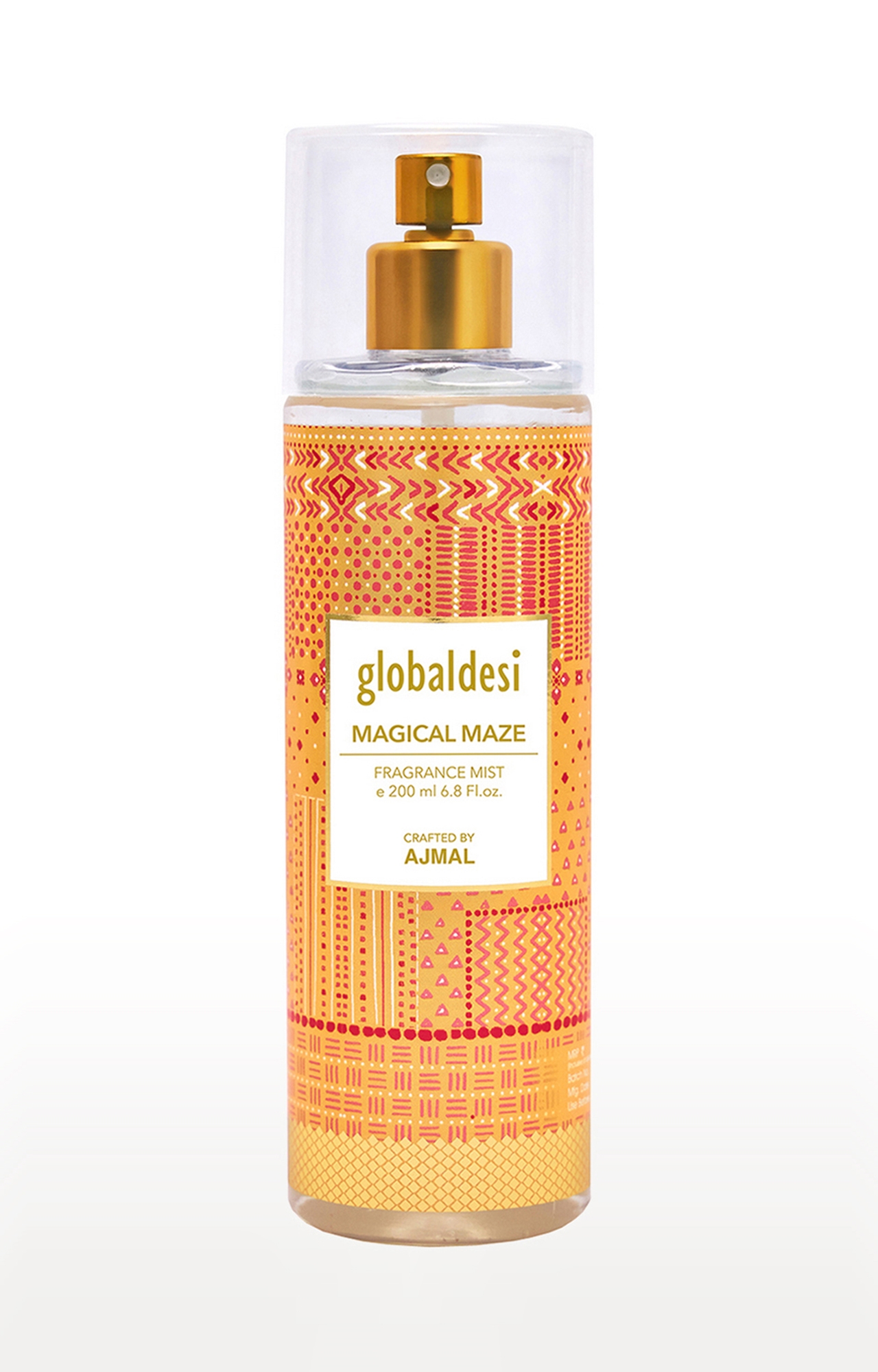 Global Desi Crafted By Ajmal | Global Desi Magical Maze Body Mist Perfume 200ML Long Lasting Scent Spray Gift For Women Crafted by Ajmal  0