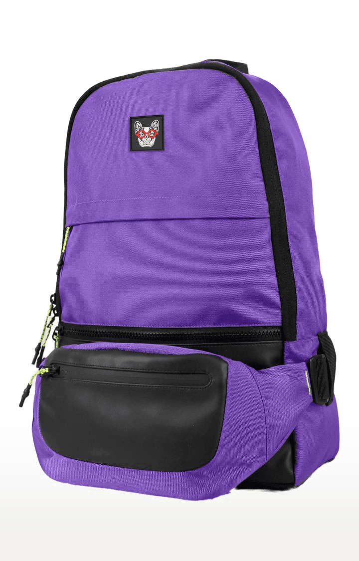 Unisex Purple Spiced Plum Backpack and Fanny Pack