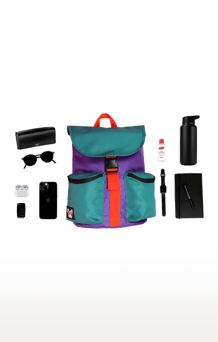 MADBRAG | Unisex Green Mad-Pack Hyacinth Backpack 4