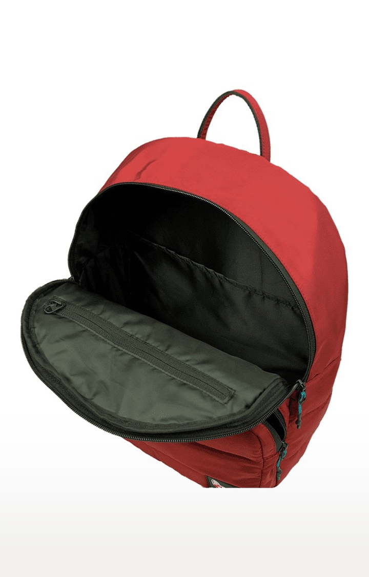 Unisex Red Puffer Cabernet Backpack