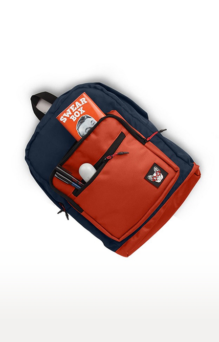 MADBRAG | Unisex Black Mad-Pack Orangeade Backpack 2