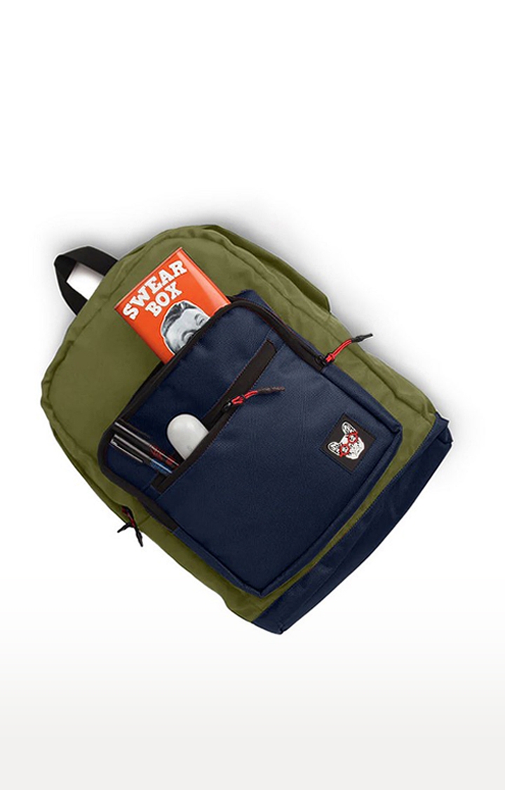 MADBRAG | Unisex Green Mad-Pack Woodbine Backpack 2