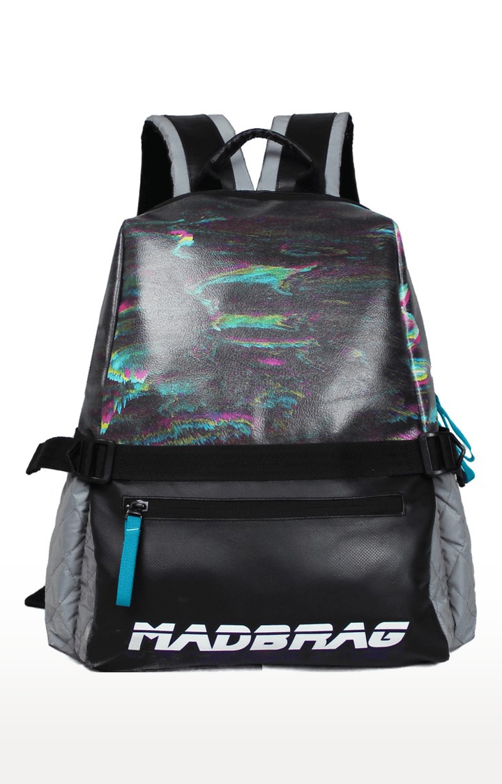 Unisex Grey Space Noise Backpack