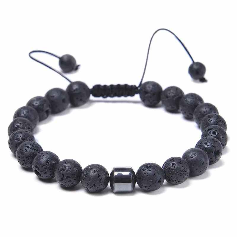 Presidential Beaded Black Bracelet