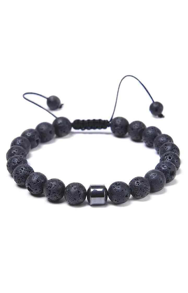 Presidential Beaded Black Bracelet