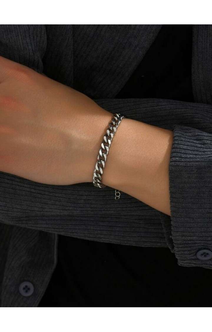 Classic Cuban Silver Bracelet